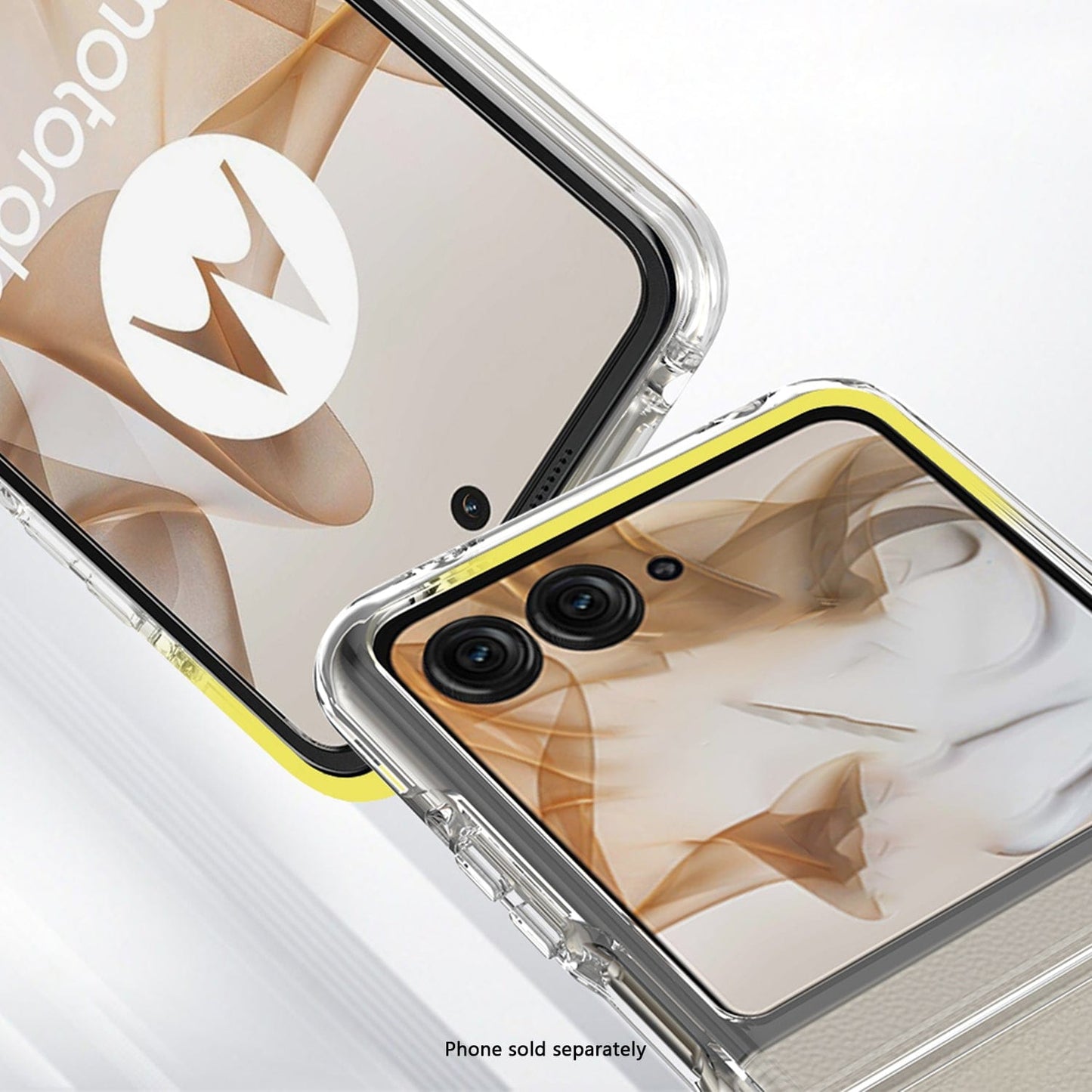 Motorola Razr (2025) Clear Case - Anti-Slip Grip, Shock-Absorbing Corners  | Venture Series