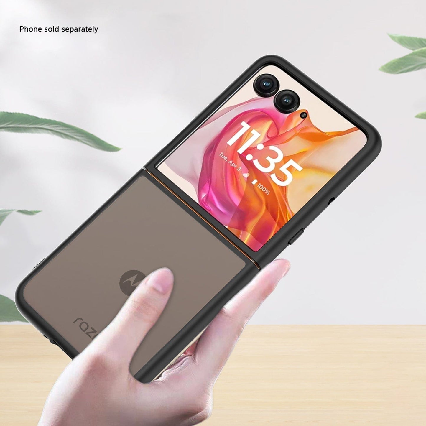 Motorola Razr Ultra (2025) Frosted Clear Semi-Transparent Back Cover - Closed-Button Design | Venture Series