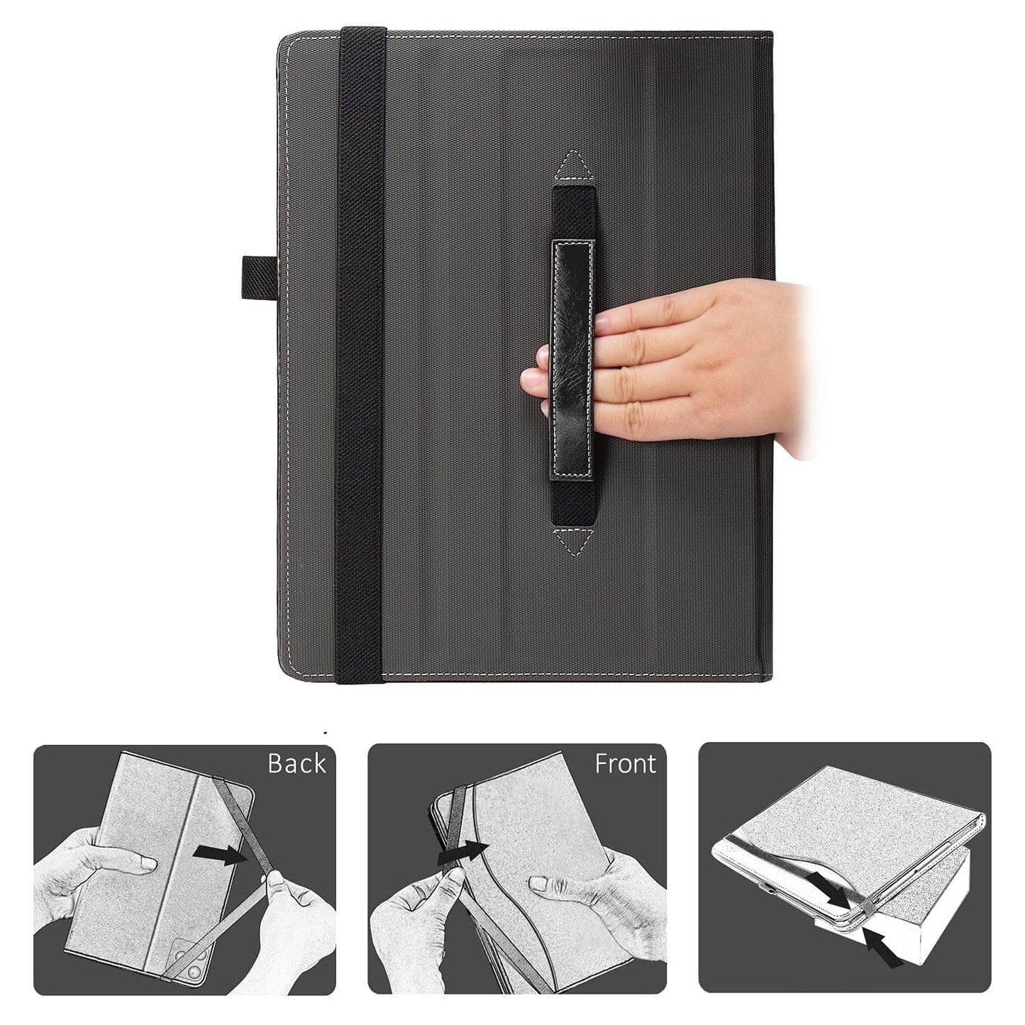 Venture Series Business Folio Case with side pocket - Microsoft Surface Pro 9 and Pro 10