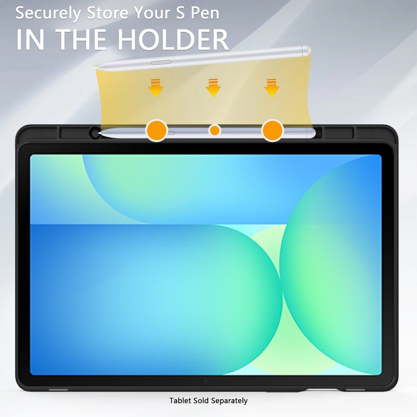 Samsung Galaxy Tab S10 FE+ Folio Case - Durable Lightweight Ergonomic Design | Venture Series