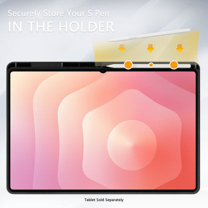 Samsung Galaxy Tab S11 Ultra Case - Folio Slim, Transparent Back | Venture Series