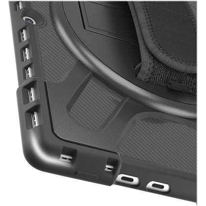 Raider Series Hand Strap Case - Microsoft Surface Pro 9, Pro 10, and Pro 11th Edition - Black