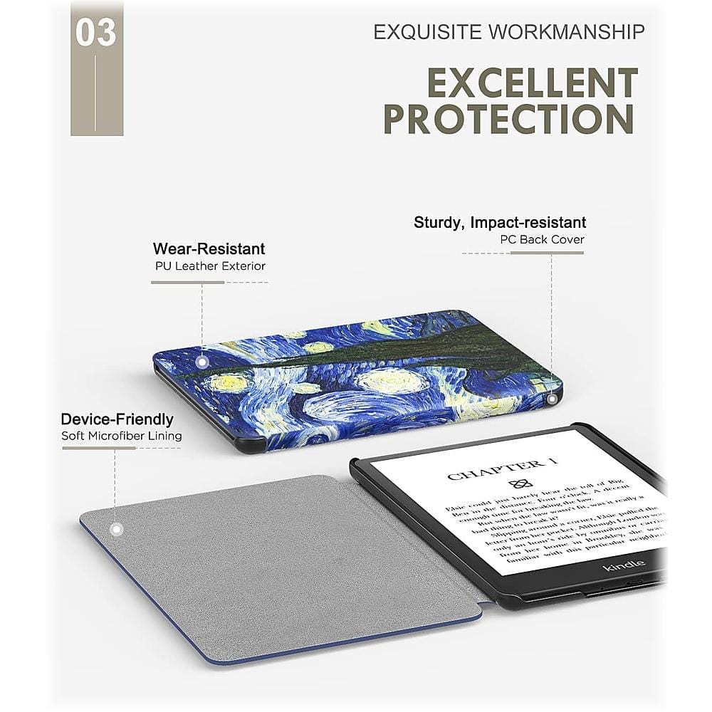 The Starry Night Folio Case - Amazon Kindle Paperwhite (2021-2023)