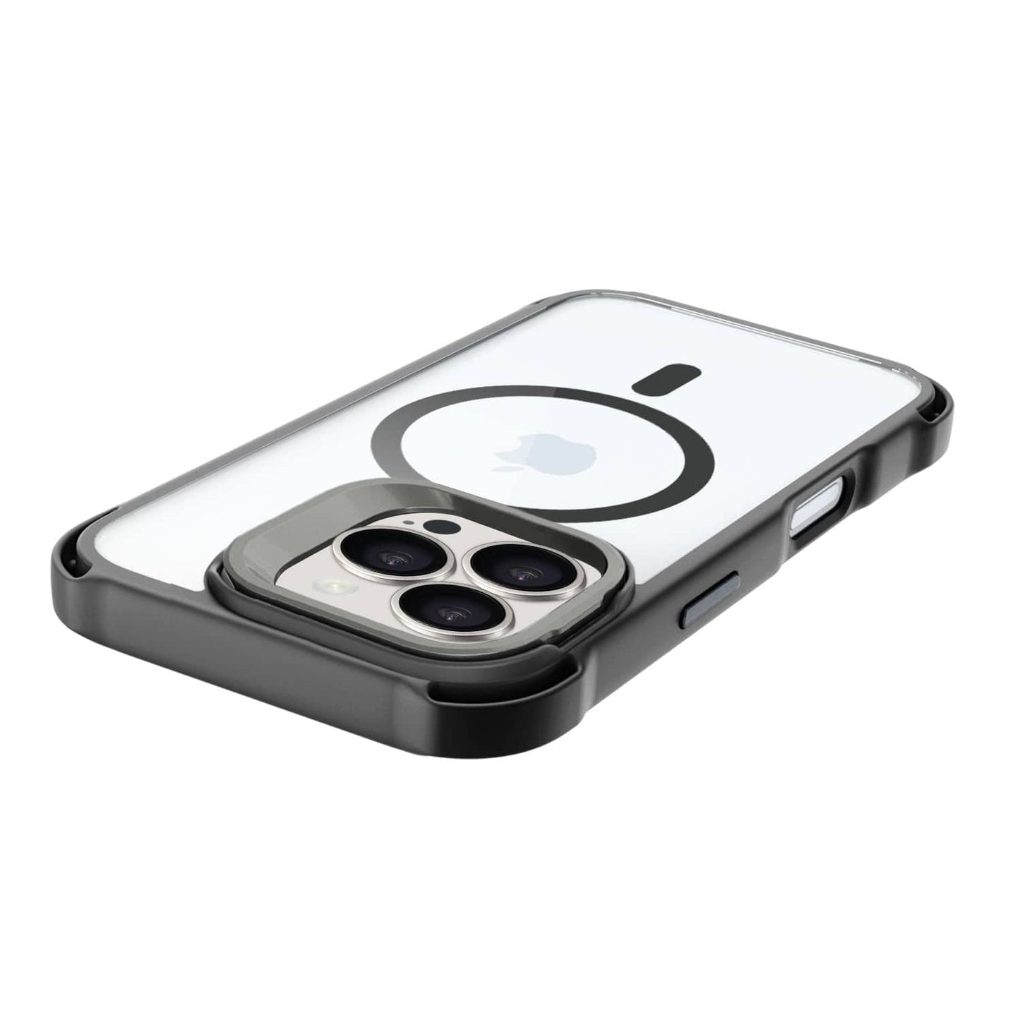 iPhone 16 Pro Clear Kickstand Case - Anti-Slip, Rugged, MagSafe | Venture Series