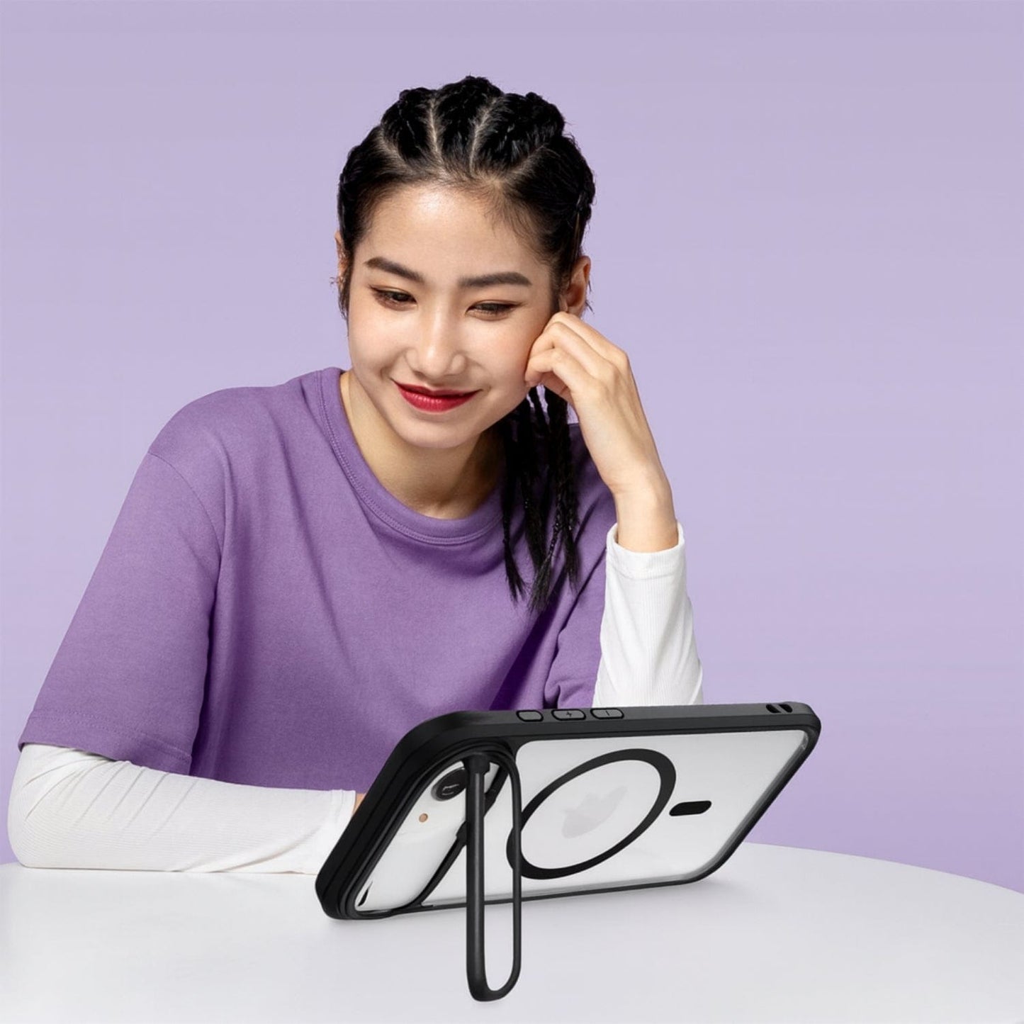 iPhone Air Clear Back Case - Durable, Kickstand, MagSafe | Raider ArmorPro Series