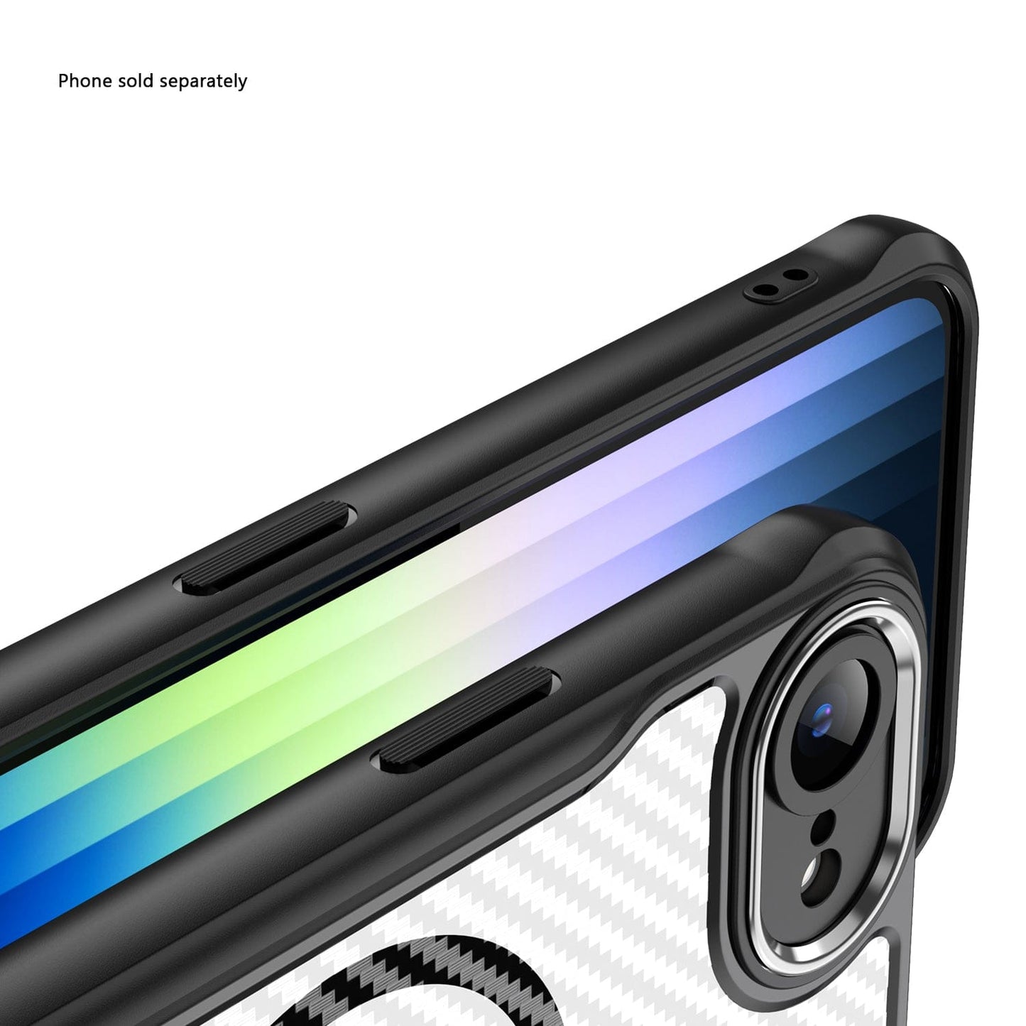 iPhone 16e Clear Case with MagSafe - Anti-Slip Grip, Rugged Protection | Venture Series