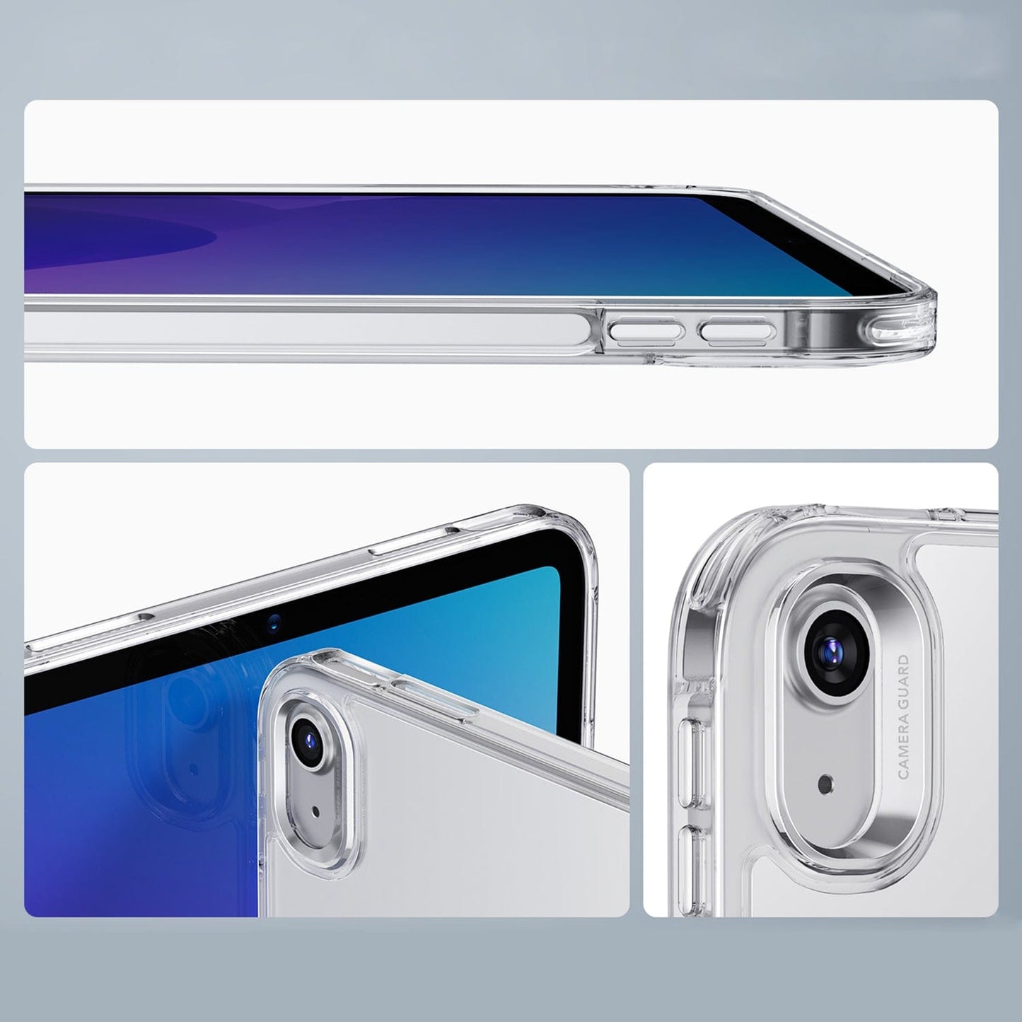 Venture Series Clear Hard Shell Case -iPad A16 11-inch & iPad 10.9-inch 10th Generation