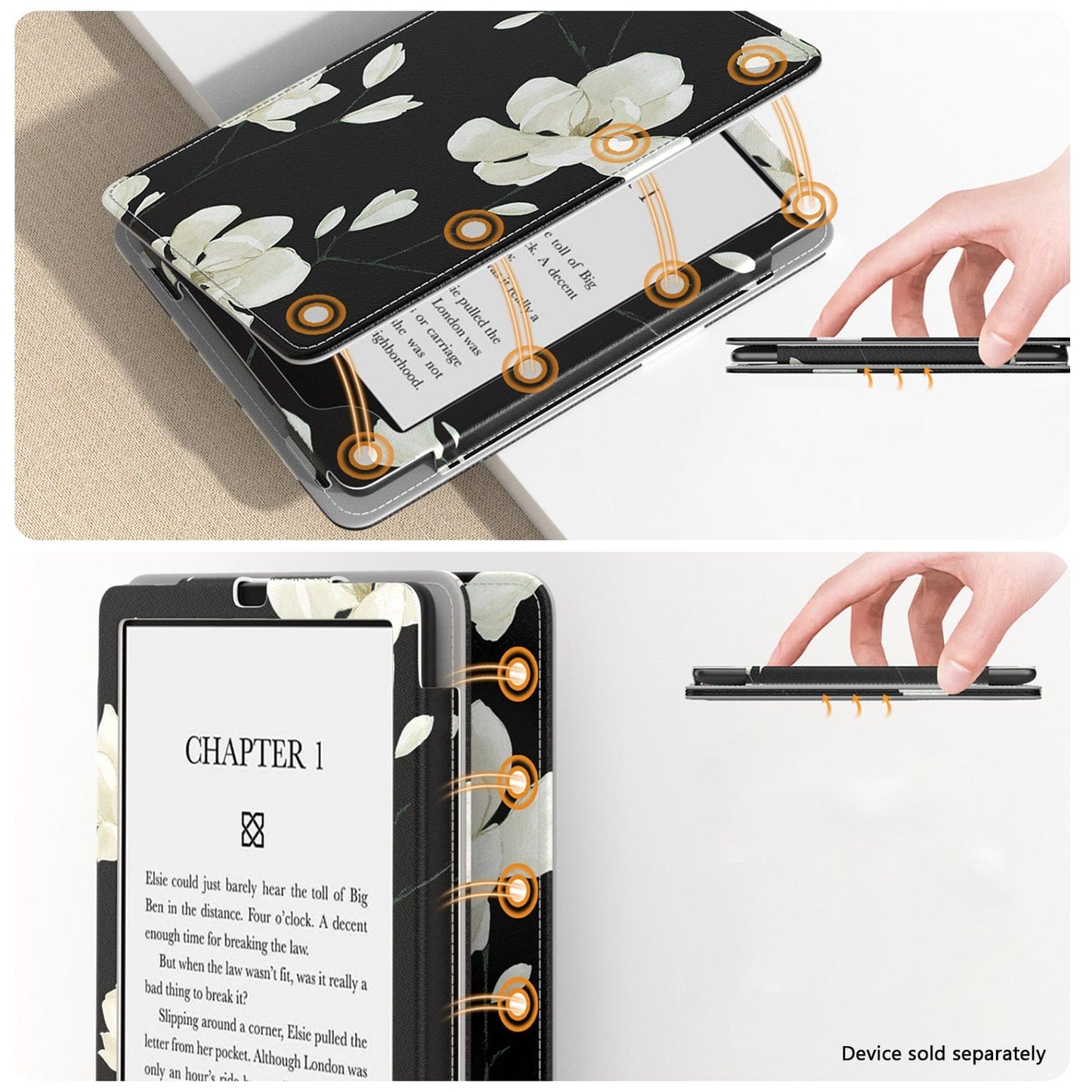 Indy Series Hand Strap Folio Case - Amazon Kindle Paperwhite (2024) and Colorsoft