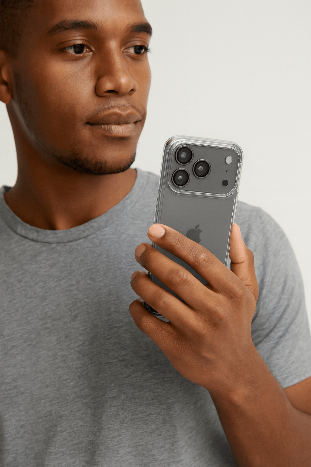 iPhone 17 Pro Clear Case - Slim, Anti-Slip Grip | Venture Series