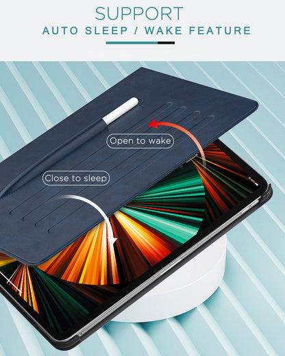 Indy Series Leather-Folio Kickstand Case - iPad Pro 12.9" and iPad Air 13"