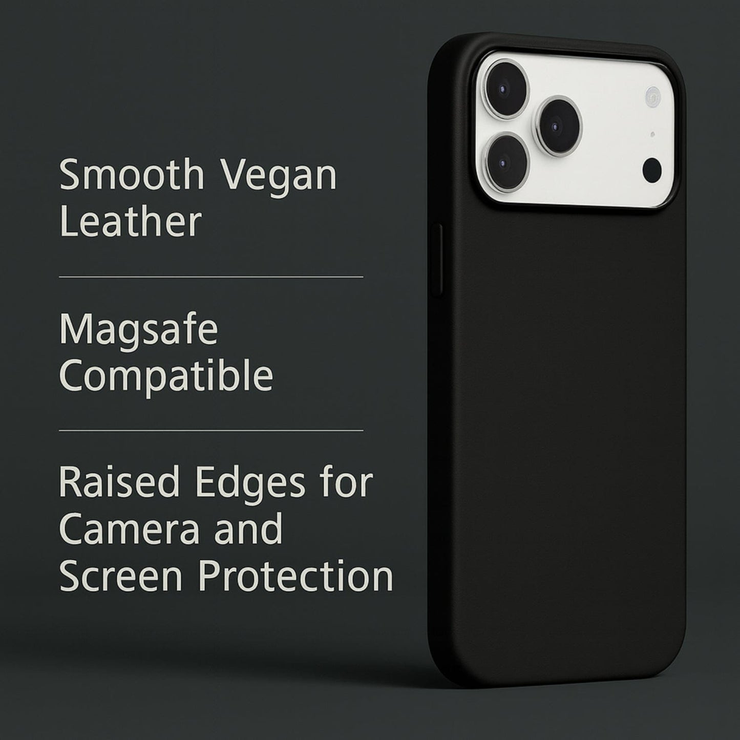 iPhone 17 Pro Max Case - Vegan Leather MagSafe | Indy Series