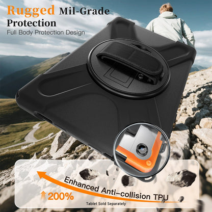 Samsung Galaxy Tab A11+ Case - Heavy-Duty, Hand Strap | Raider-X Series