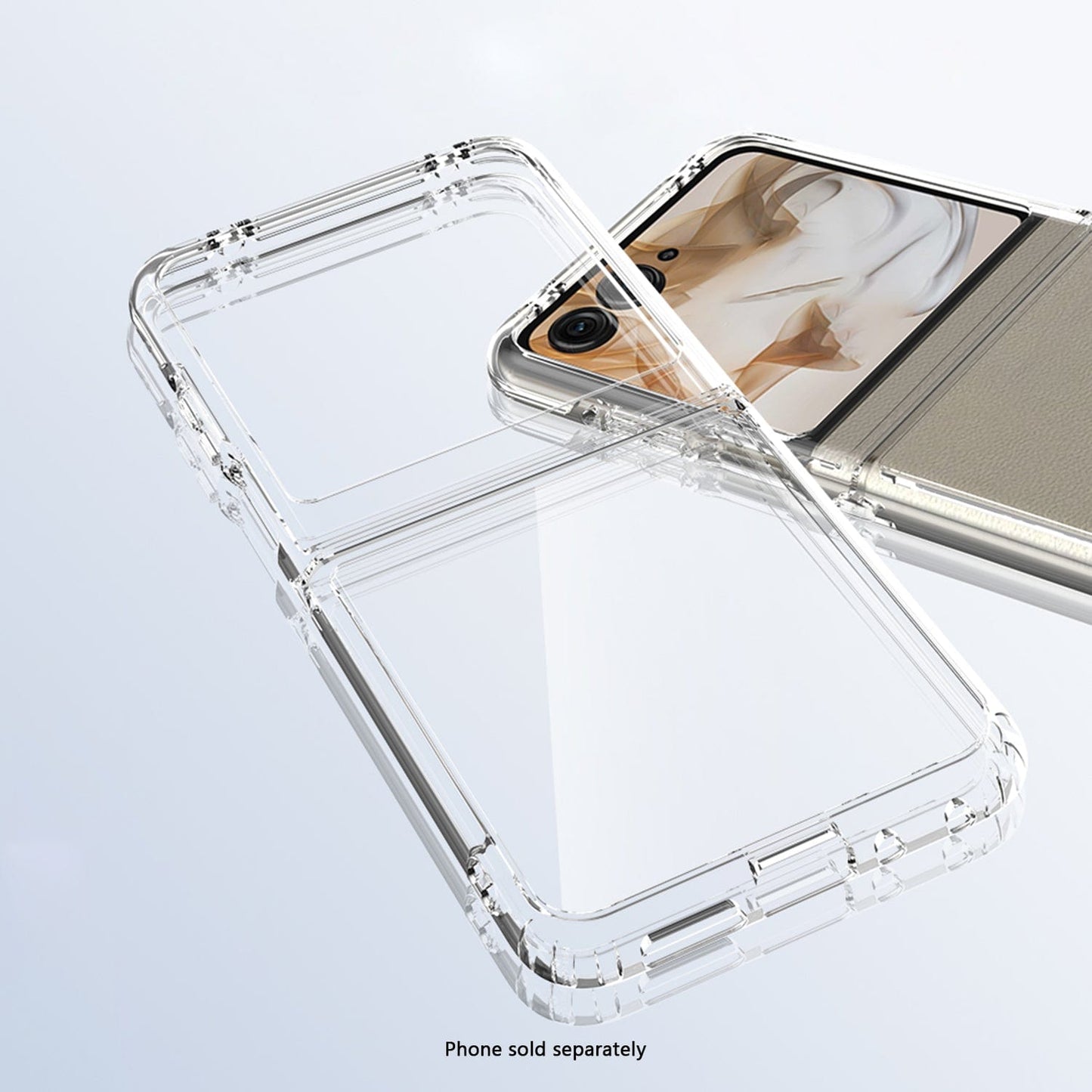 Motorola Razr (2025) Clear Case - Anti-Slip Grip, Shock-Absorbing Corners  | Venture Series