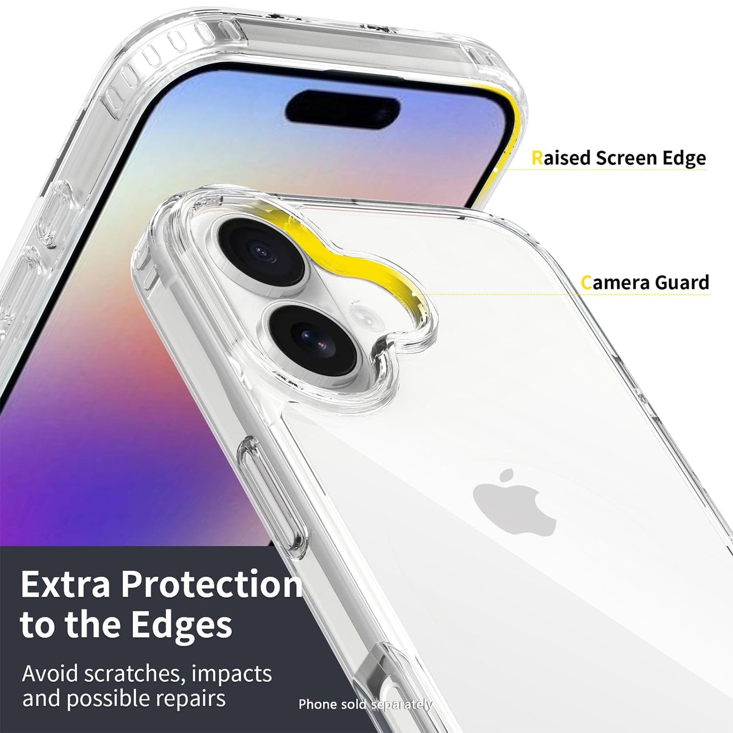 iPhone 17 Clear Case - Anti-slip | Venture Series