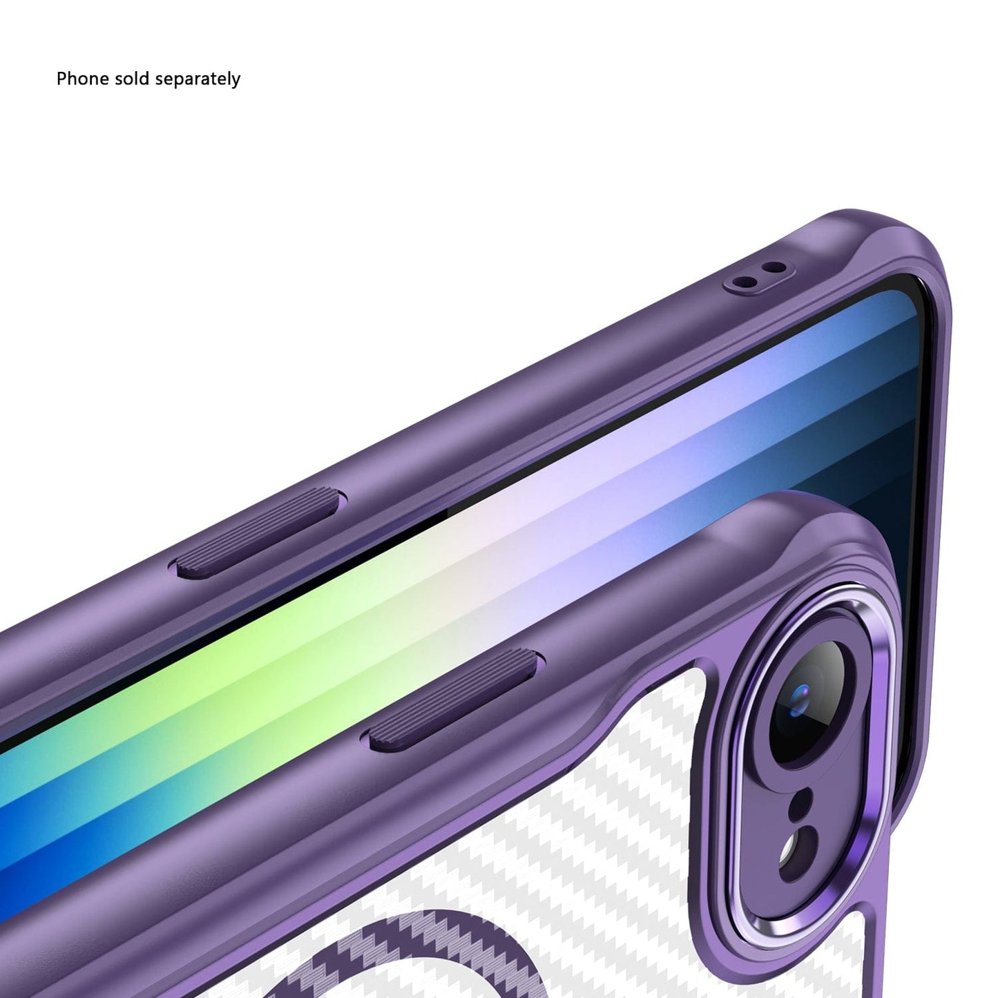 iPhone 16e Clear Case with MagSafe - Anti-Slip Grip, Rugged Protection | Venture Series