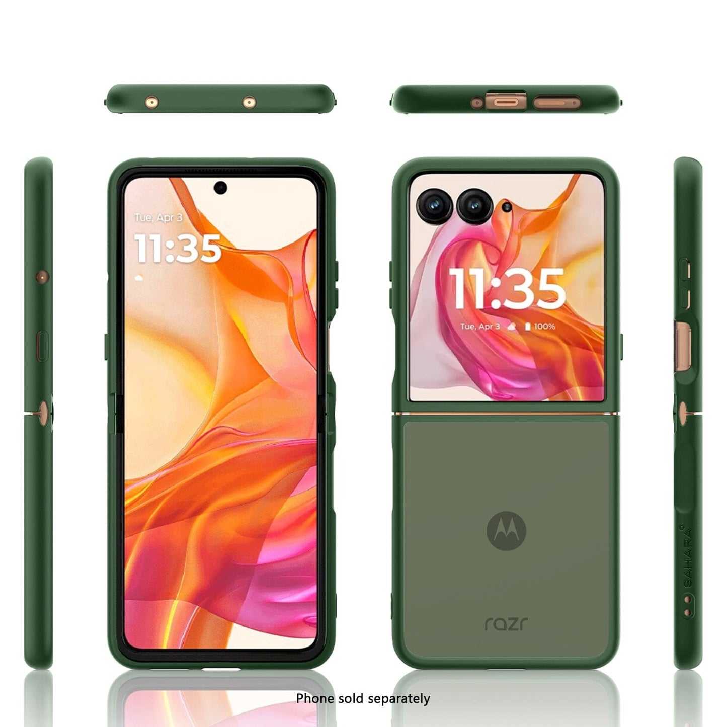 Motorola Razr Ultra (2025) Frosted Clear Semi-Transparent Back Cover - Closed-Button Design | Venture Series