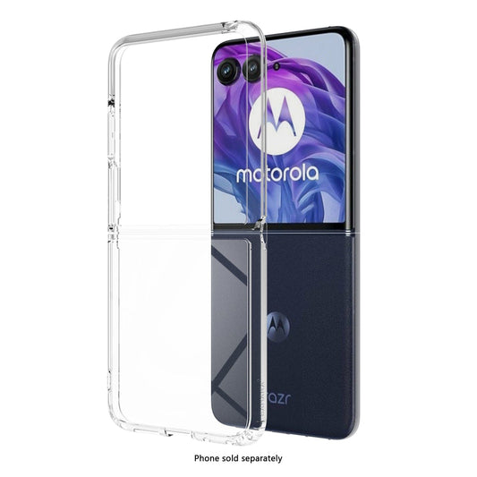 Motorola Razr+ (2025) Clear Case - Anti-Slip Grip, Shock-Absorbing Corners  | Venture Series