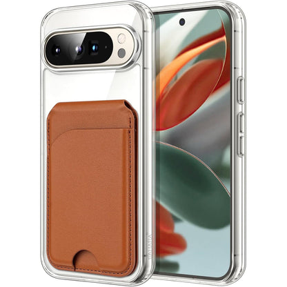 Venture Series Clear Case with Detachable Leather Wallet - Google Pixel 9 Pro XL