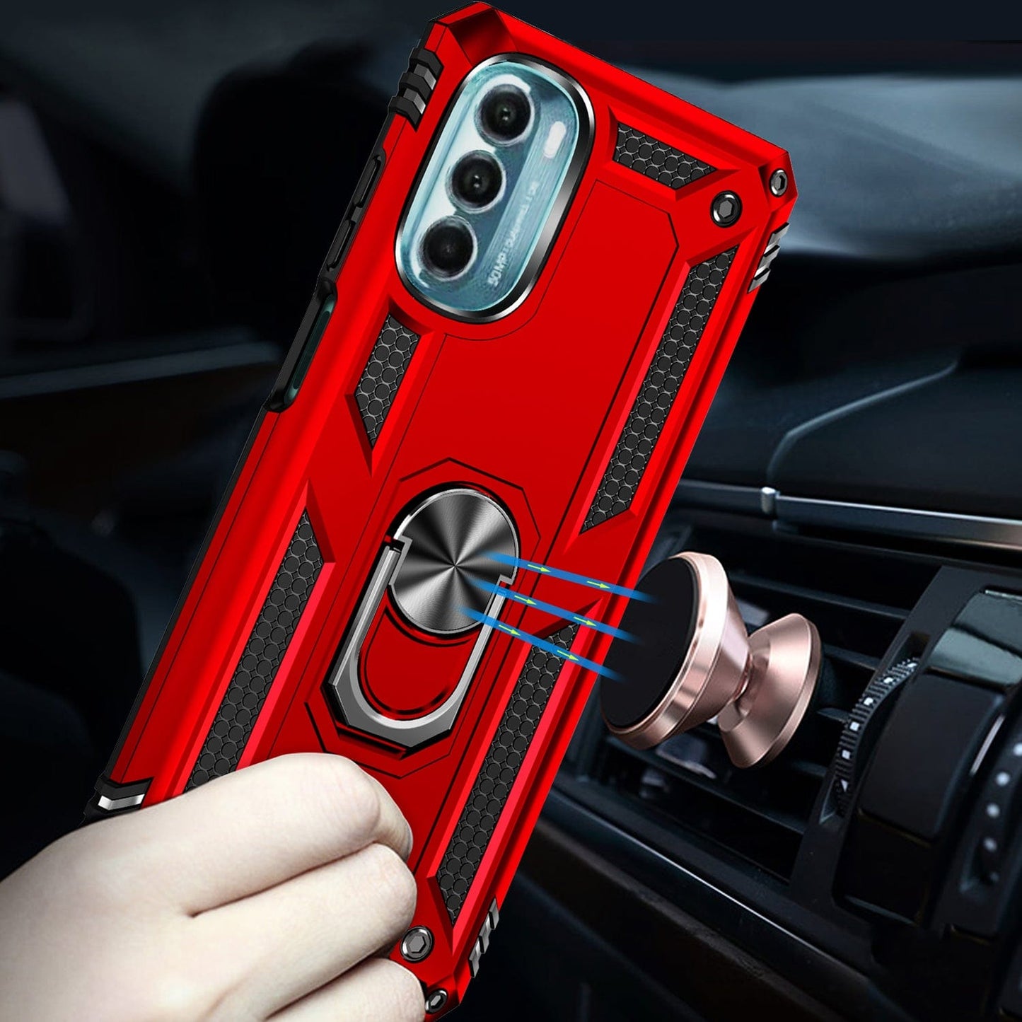 Raider Series  Heavy Duty Kickstand Case with Belt Clip - Motorola Moto G 5G 2023