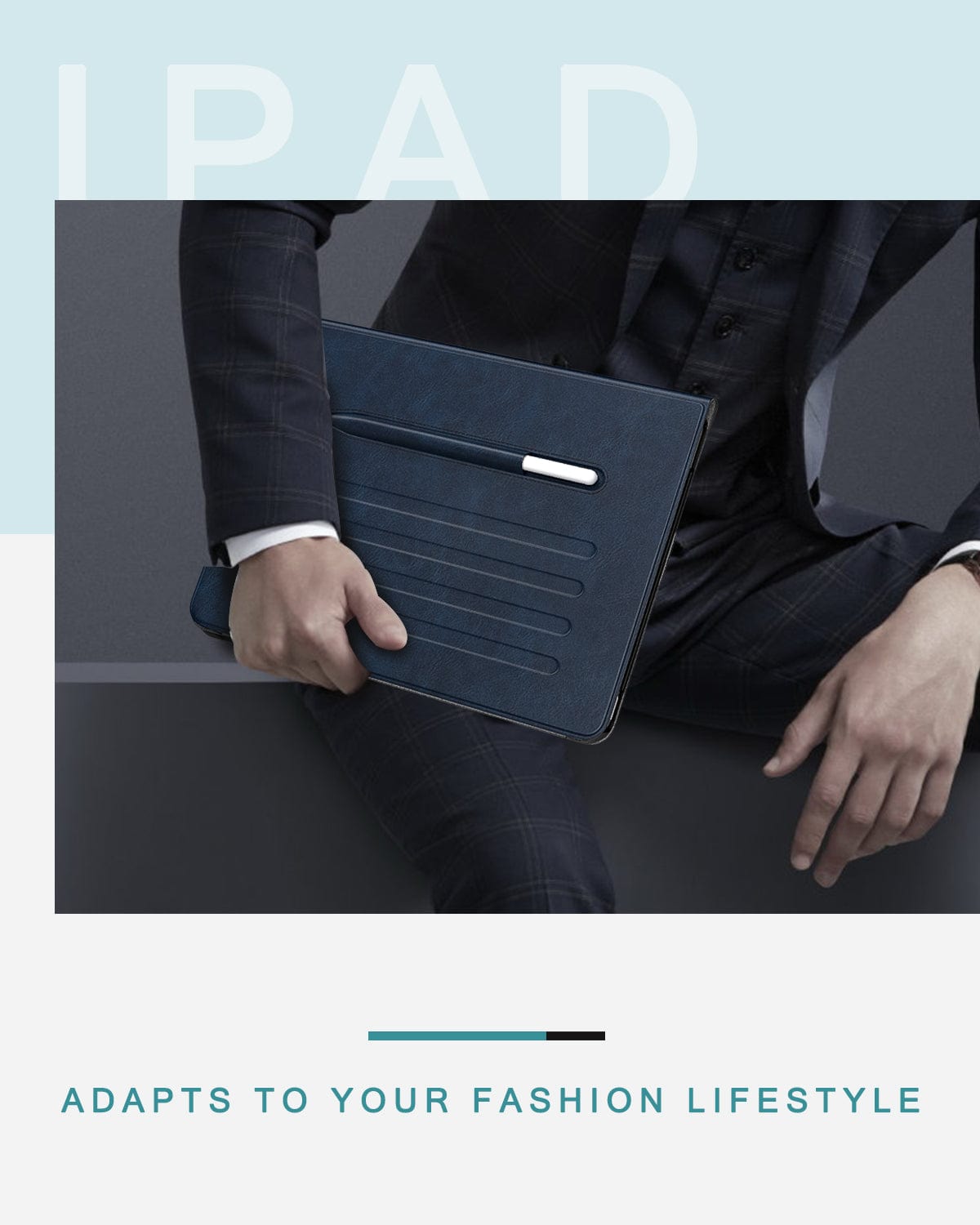 Indy Series Leather-Folio Kickstand Case - iPad Pro 12.9" and iPad Air 13"