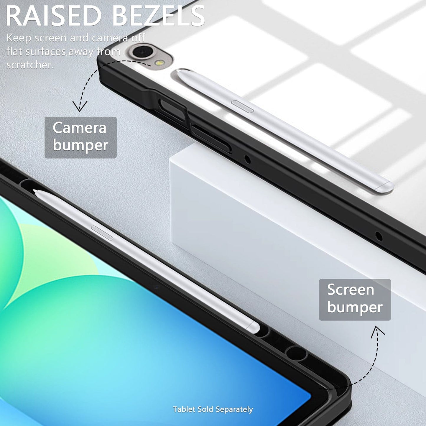 Samsung Galaxy Tab S10 FE Folio Case - Durable Lightweight Ergonomic Design | Venture Series