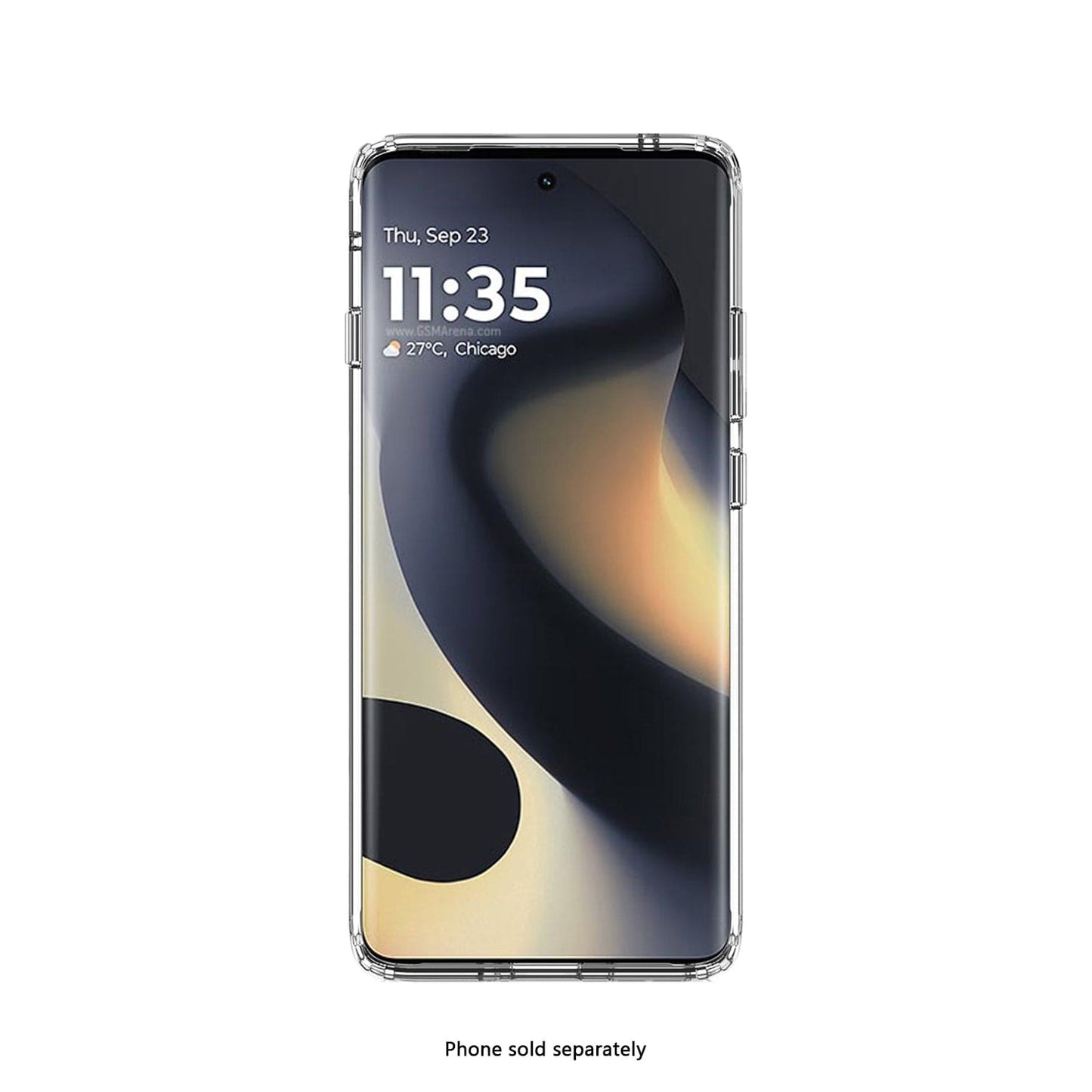 Motorola Edge (2025) Clear Case - Anti-Slip Grip Closed-Button Design | Venture Series