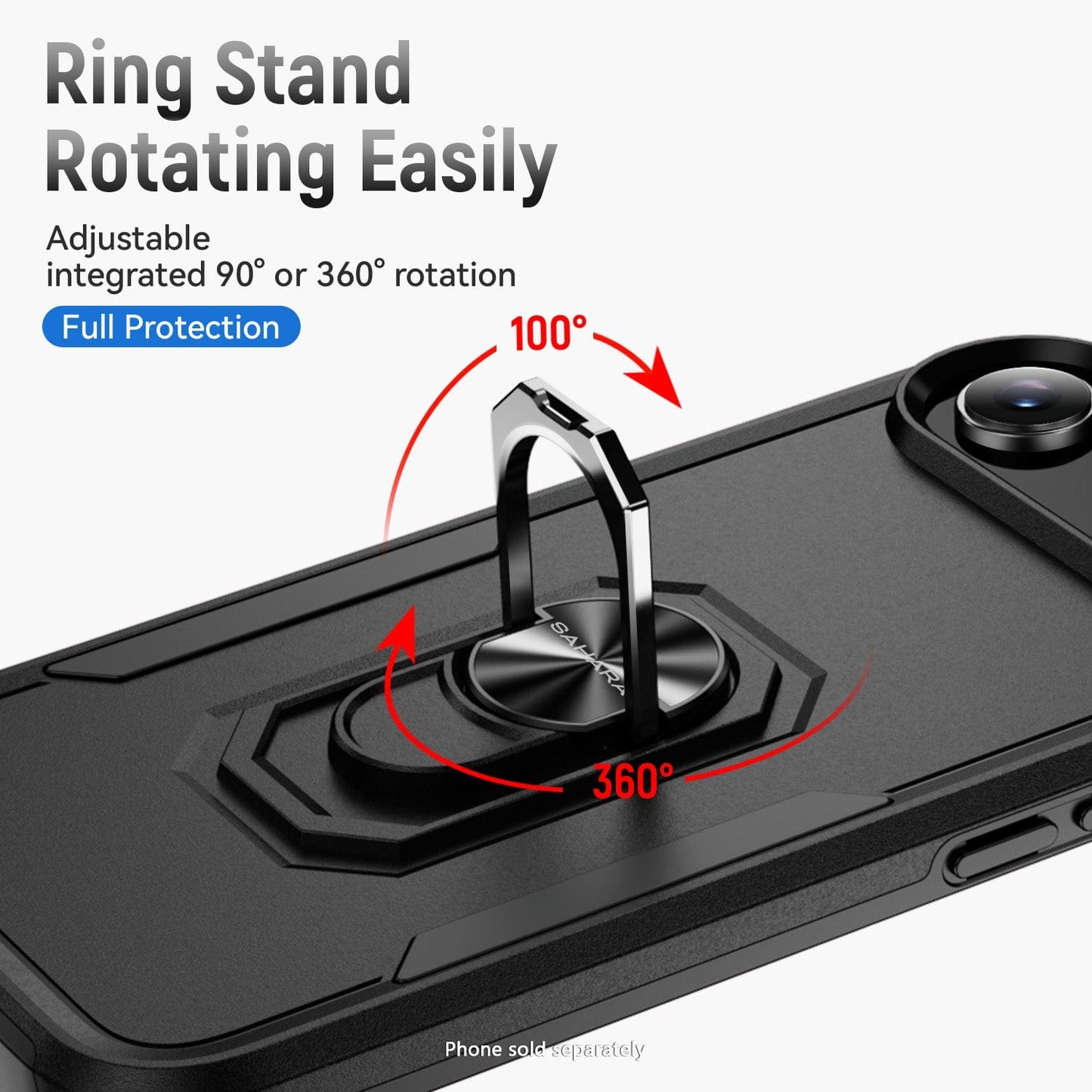 iPhone Air Heavy Duty Case with Kickstand - Military Grade Protection, Anti-Slip Grip | Raider Series