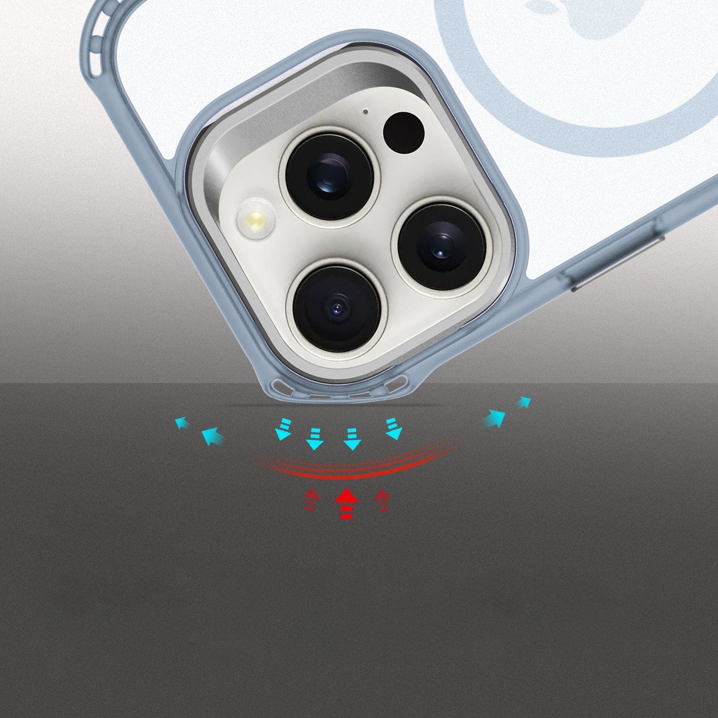 iPhone 16 Pro Clear Kickstand Case - Anti-Slip, Rugged, MagSafe | Venture Series