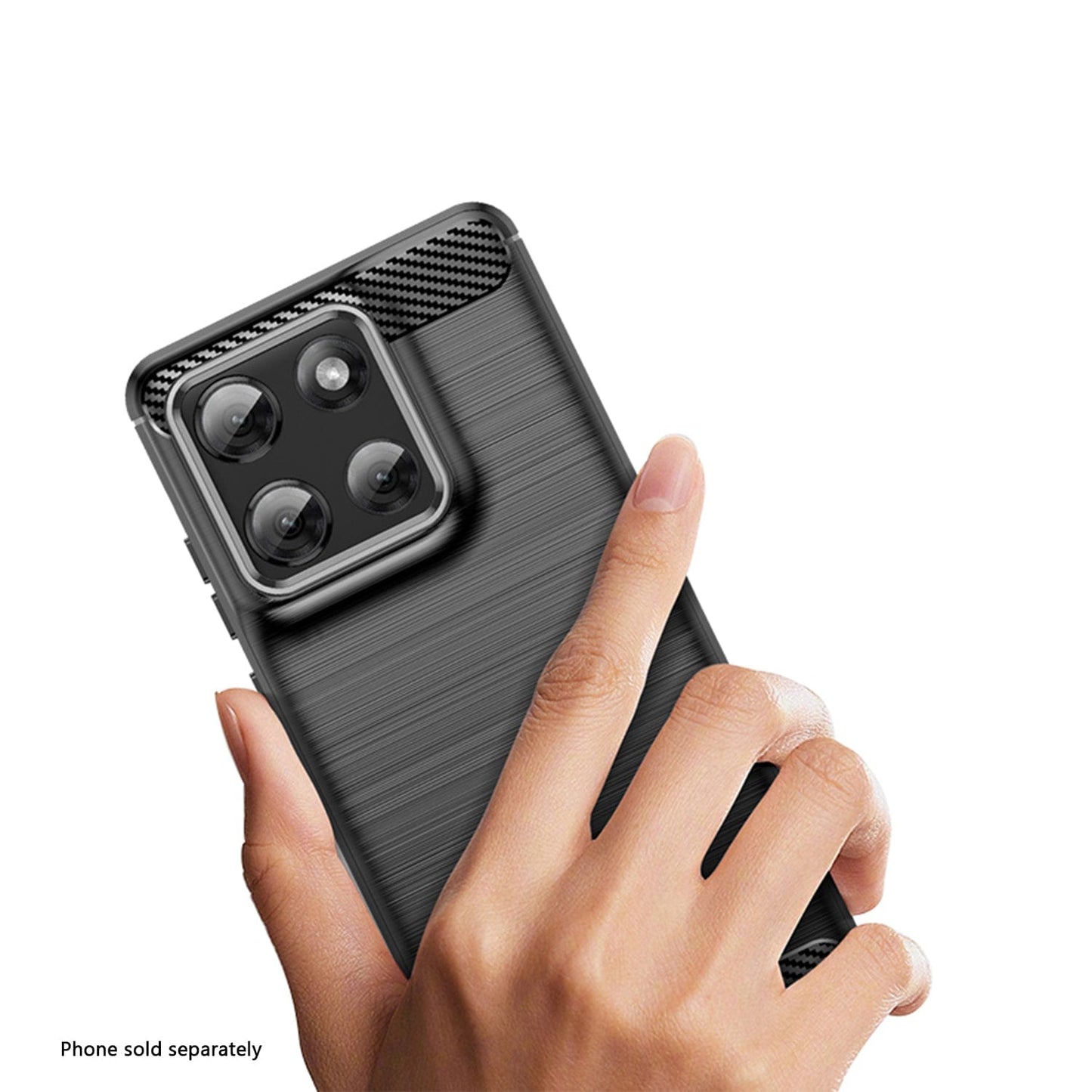 Venture Series Anti-Slip Case for Motorola G Stylus 5G (2025) - Scorpion Black