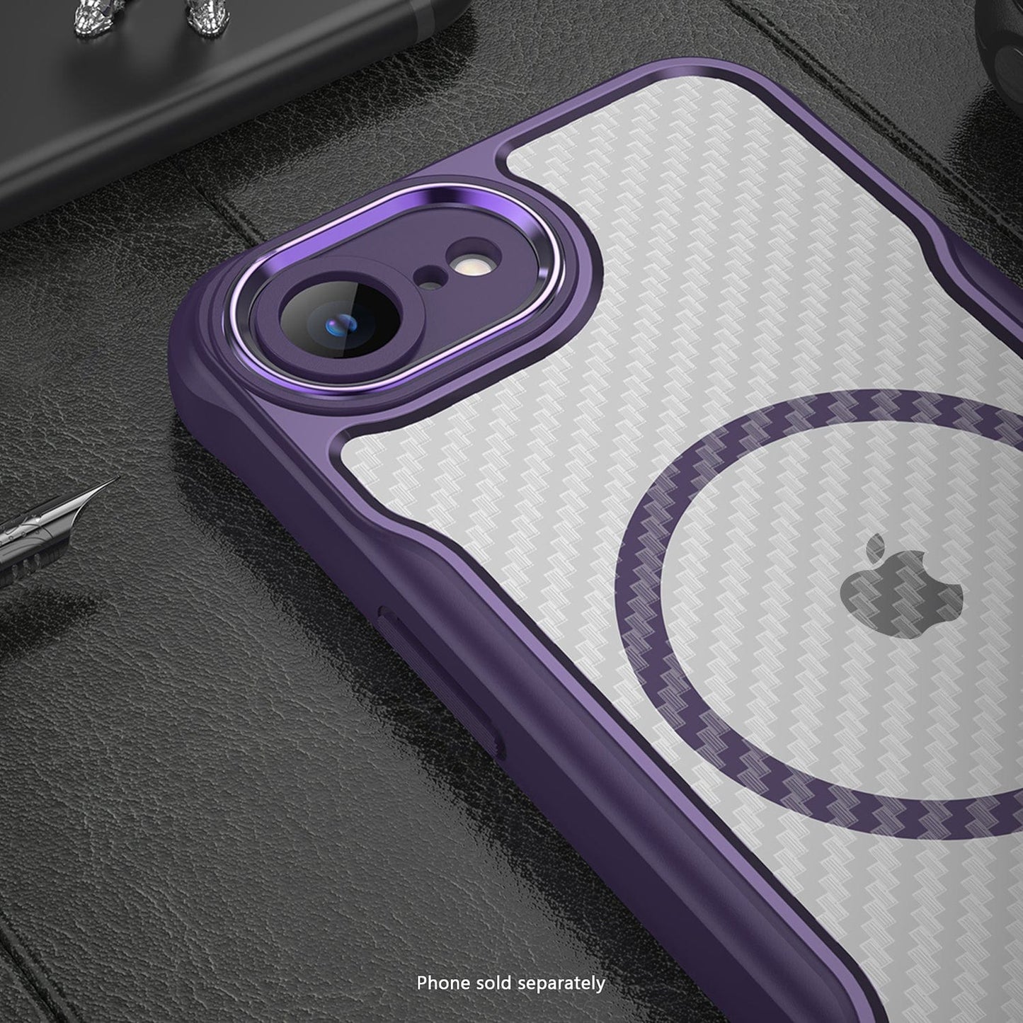 iPhone 16e Clear Case with MagSafe - Anti-Slip Grip, Rugged Protection | Venture Series