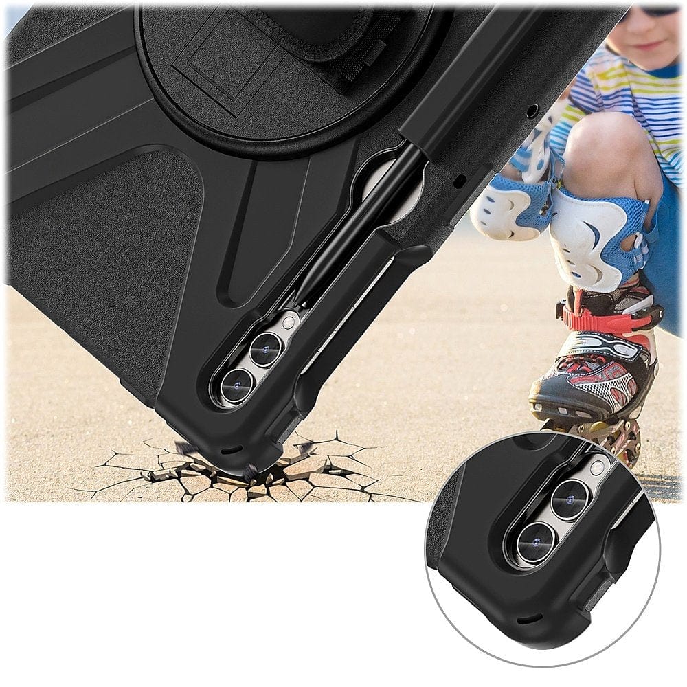 Raider X Series Heavy-Duty Hand Strap Case - Samsung Galaxy Tab S10+, Tab S9+, Tab S9 FE+, and Tab S8+