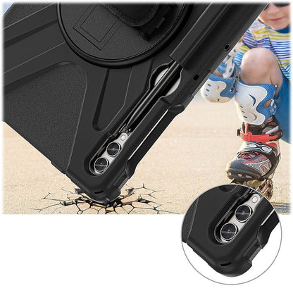 Raider X Series Heavy-Duty Hand Strap Case - Samsung Galaxy Tab S10+, Tab S9+, Tab S9 FE+, and Tab S8+
