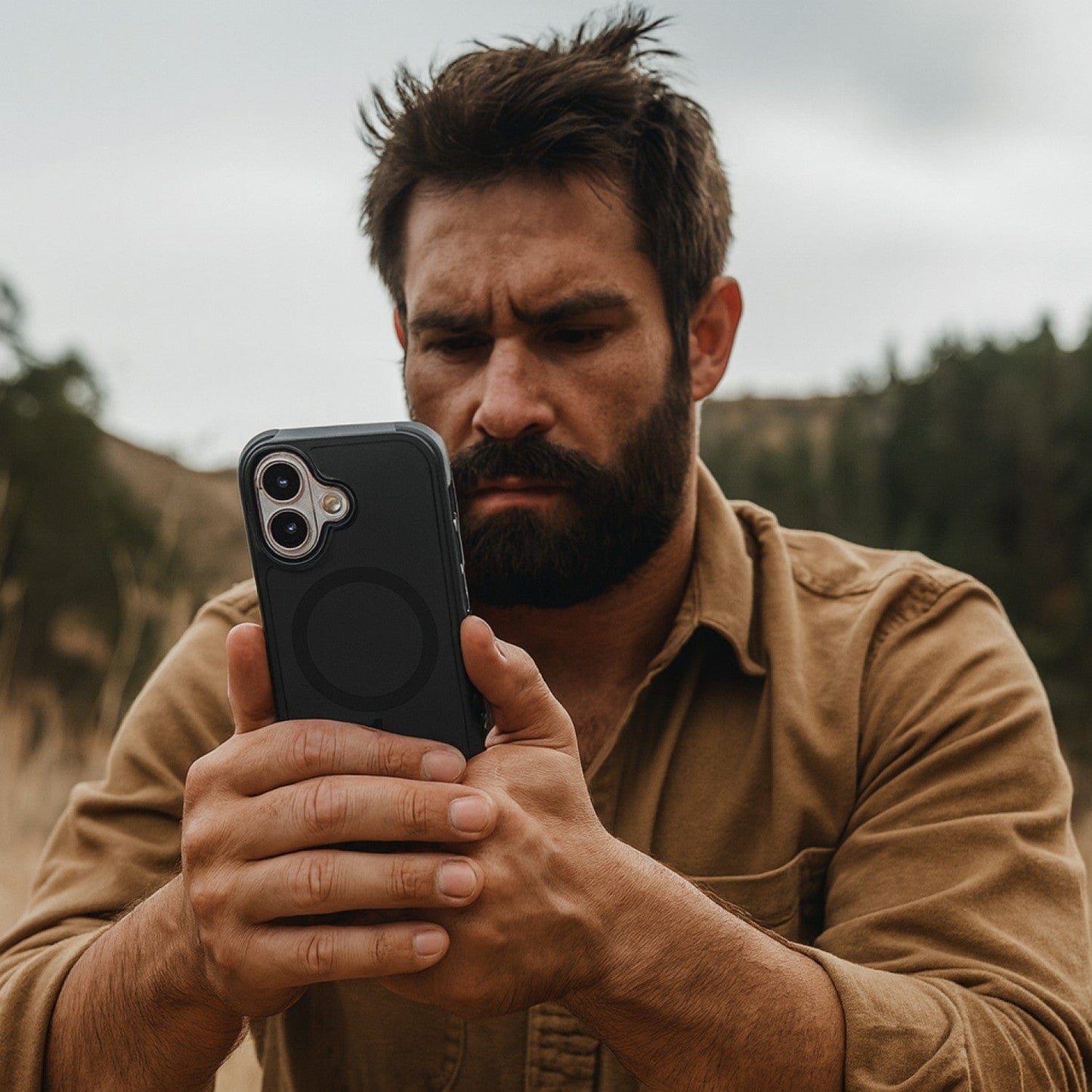 iPhone 17 Kickstand Case - Anti-Slip, Durable, and Magsafe Compatible Design | Venture Series