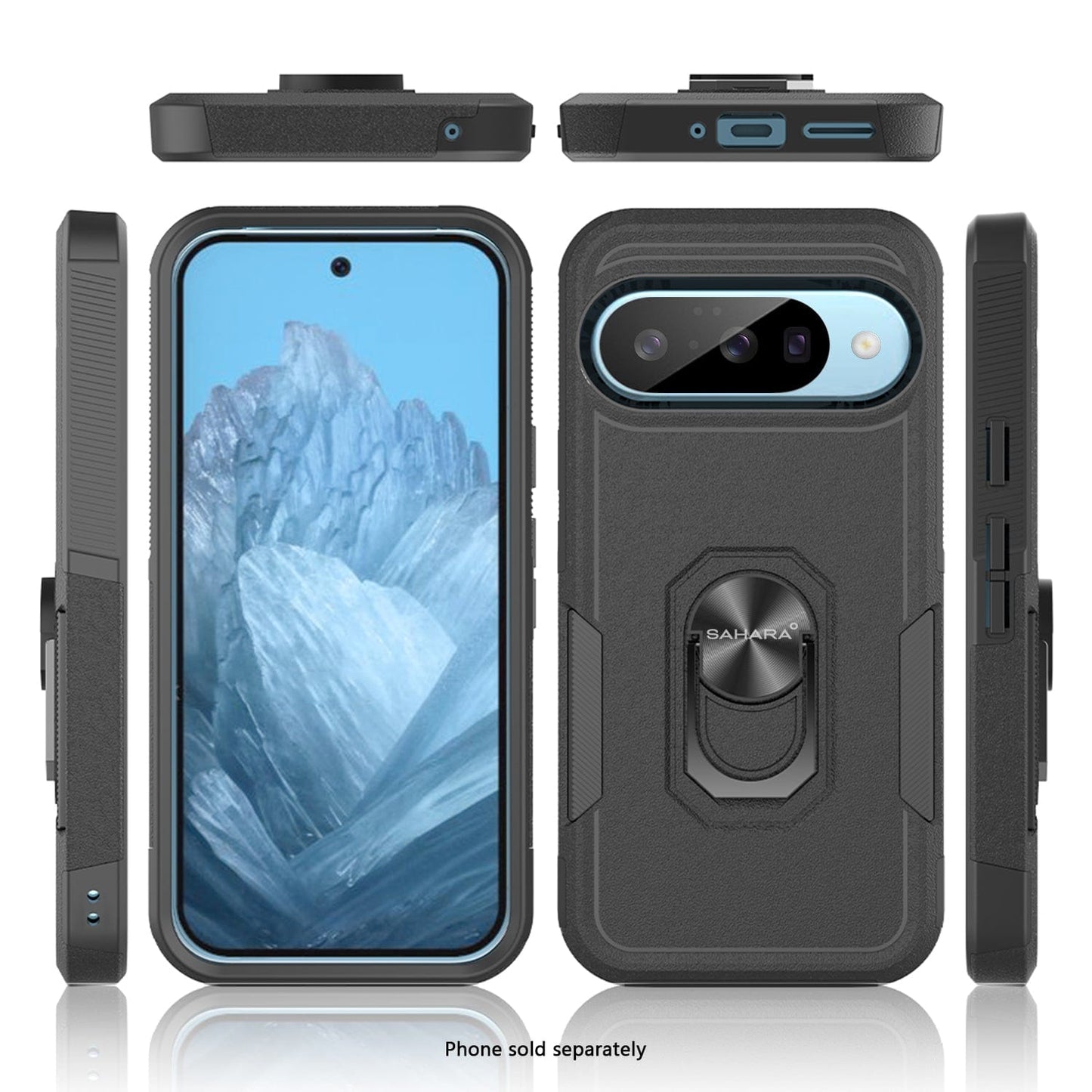 Google Pixel 10/10 Pro Case – Heavy-Duty Kickstand, Anti-Slip Grip | Raider Series