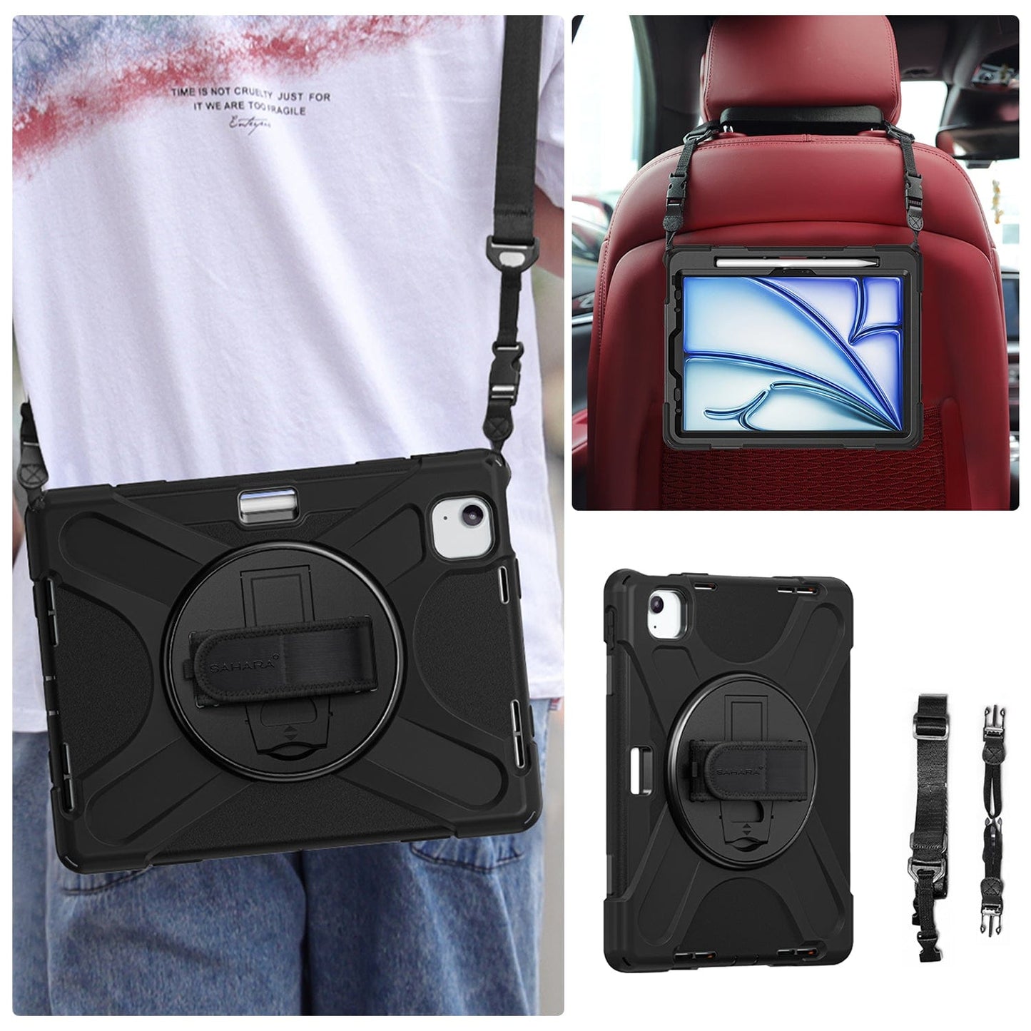 Raider X Series Heavy Duty Hand Strap Case  - iPad Air 11" M2 & M3