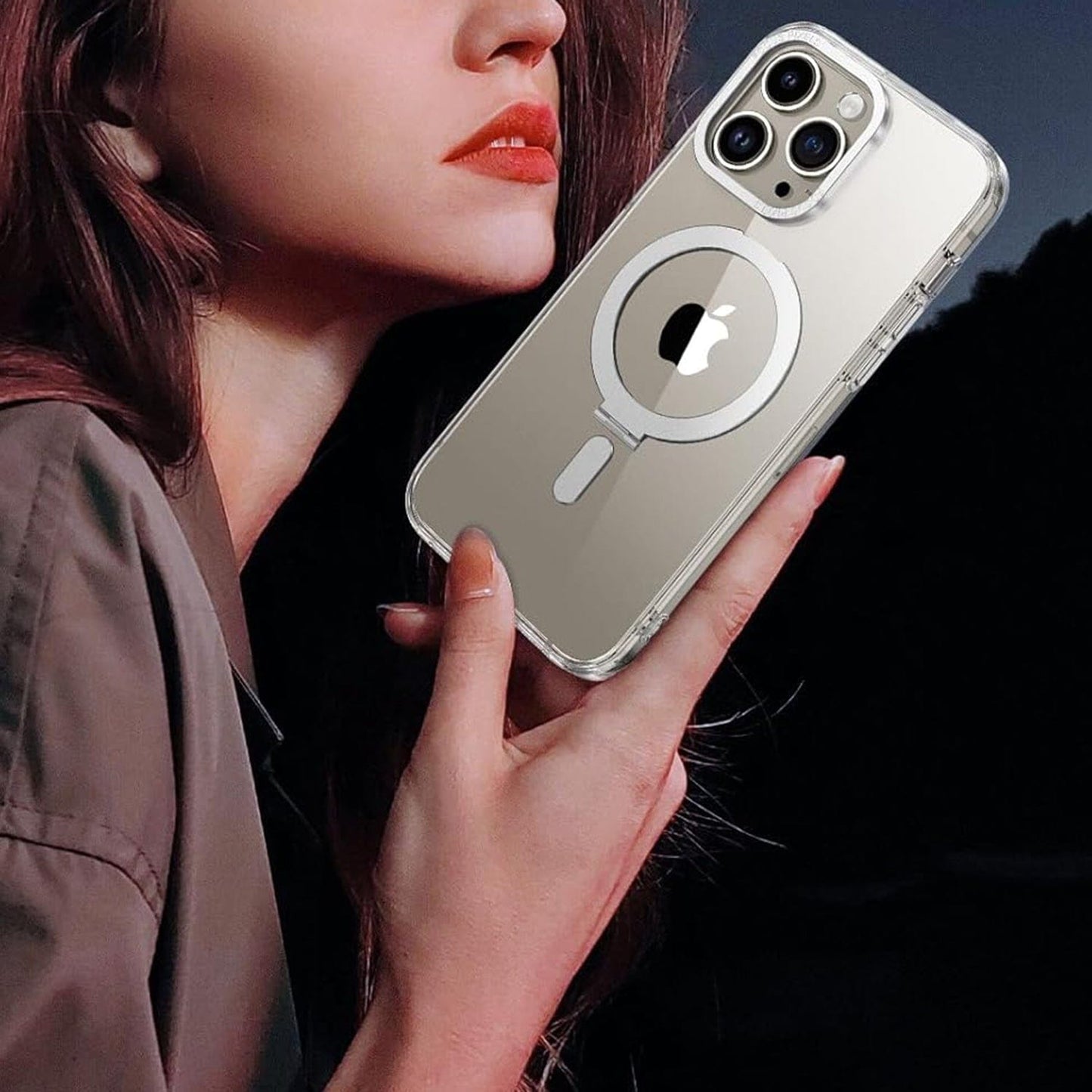 iPhone 15 Pro Clear Kickstand Case with MagSafe | Venture Series