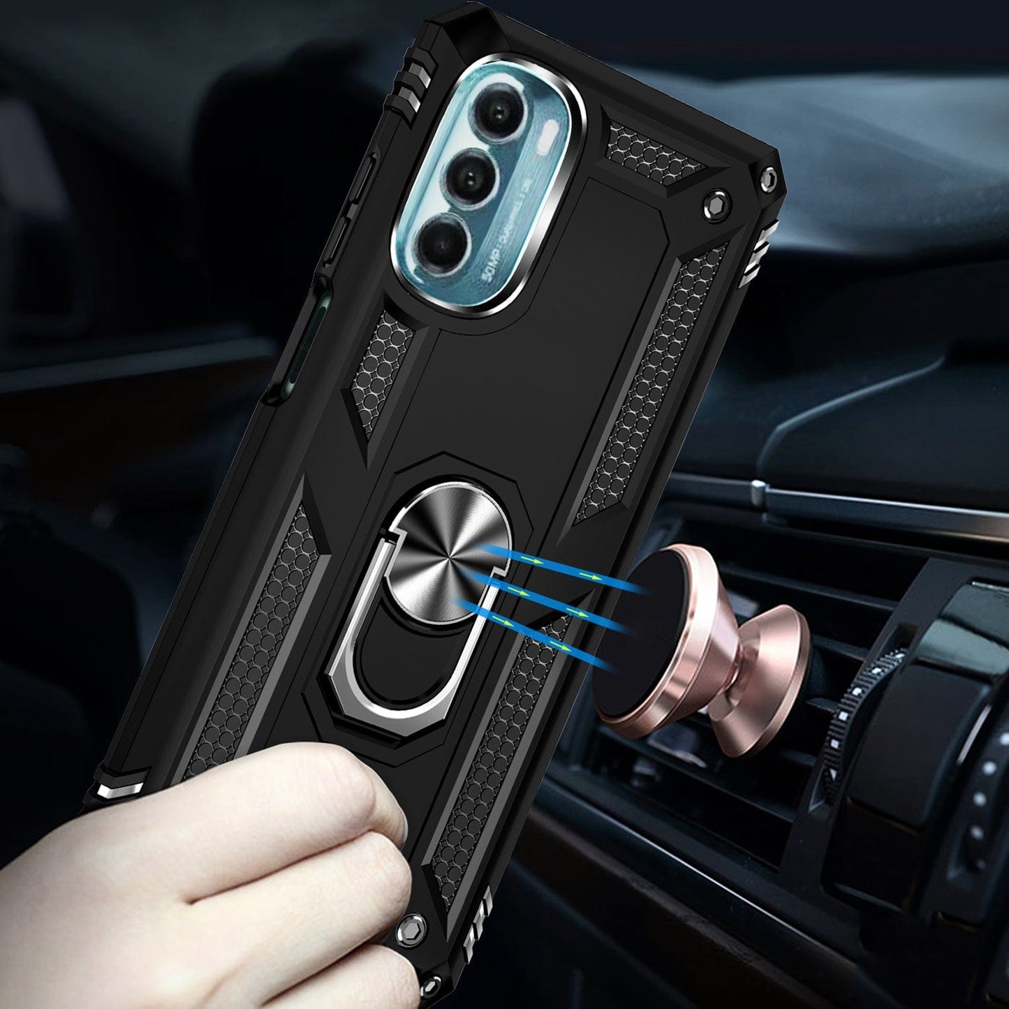 Raider Series  Heavy Duty Kickstand Case with Belt Clip - Motorola Moto G 5G 2023