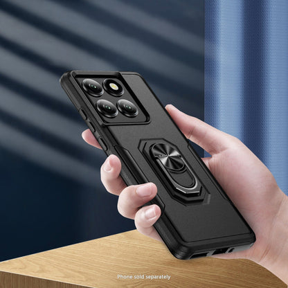 Motorola Edge (2025) Kickstand Case - Heavy-Duty Closed-Button Design | Raider Series