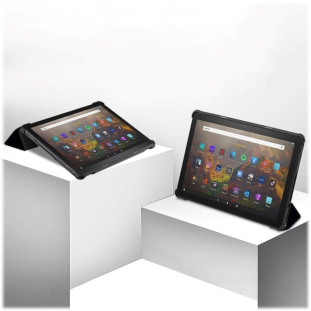 "Don't Touch Me" PU Leather Tri-Fold Folio Case - Amazon Fire HD 10