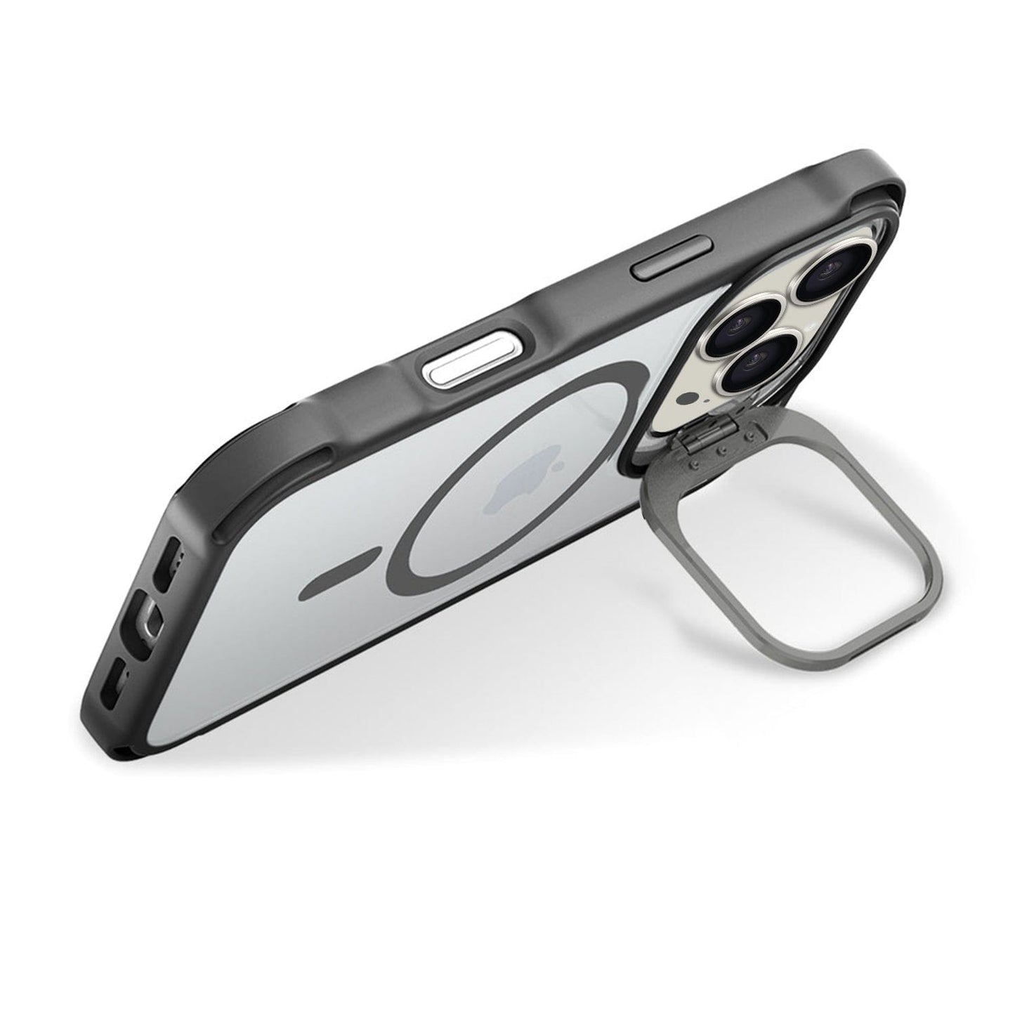 iPhone 16 Pro Max Clear Kickstand Case - Anti-Slip, Rugged, MagSafe | Venture Series