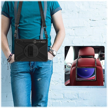 Raider X Series Heavy-Duty Hand Strap Case - Samsung Galaxy Tab S10+, Tab S9+, Tab S9 FE+, and Tab S8+