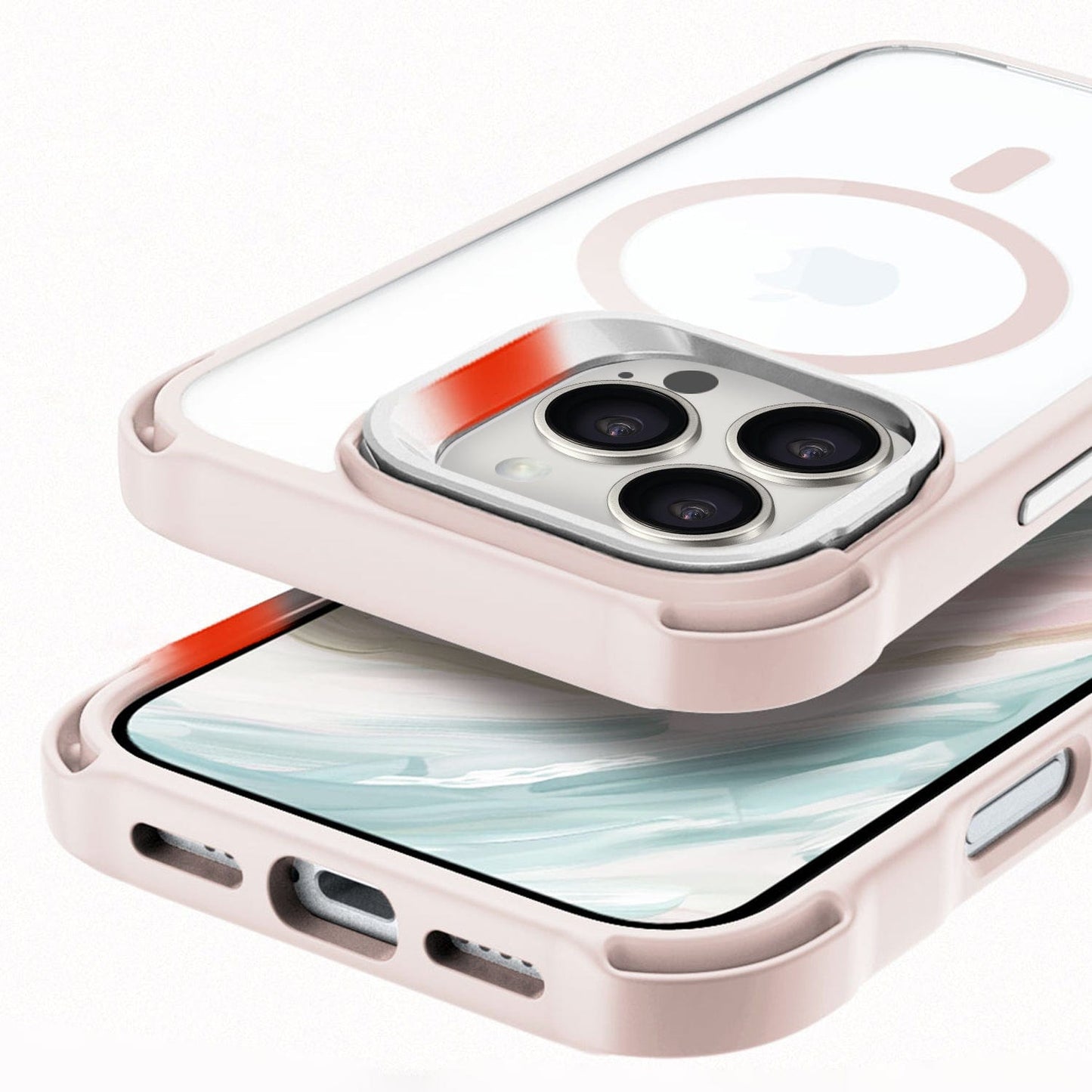 iPhone 16 Pro Clear Kickstand Case - Anti-Slip, Rugged, MagSafe | Venture Series