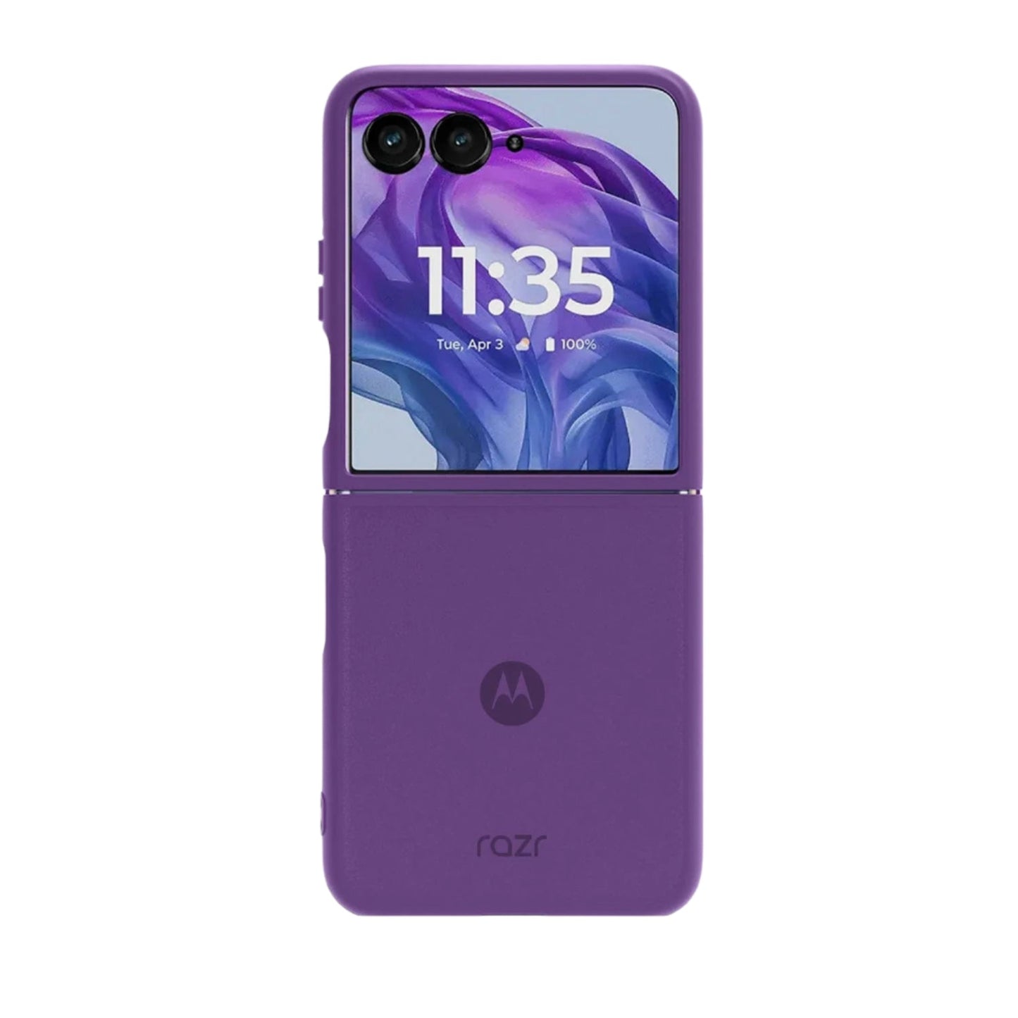 Motorola Razr+ (2025) Frosted Clear Semi-Transparent Back Cover - Closed-Button Design | Venture Series