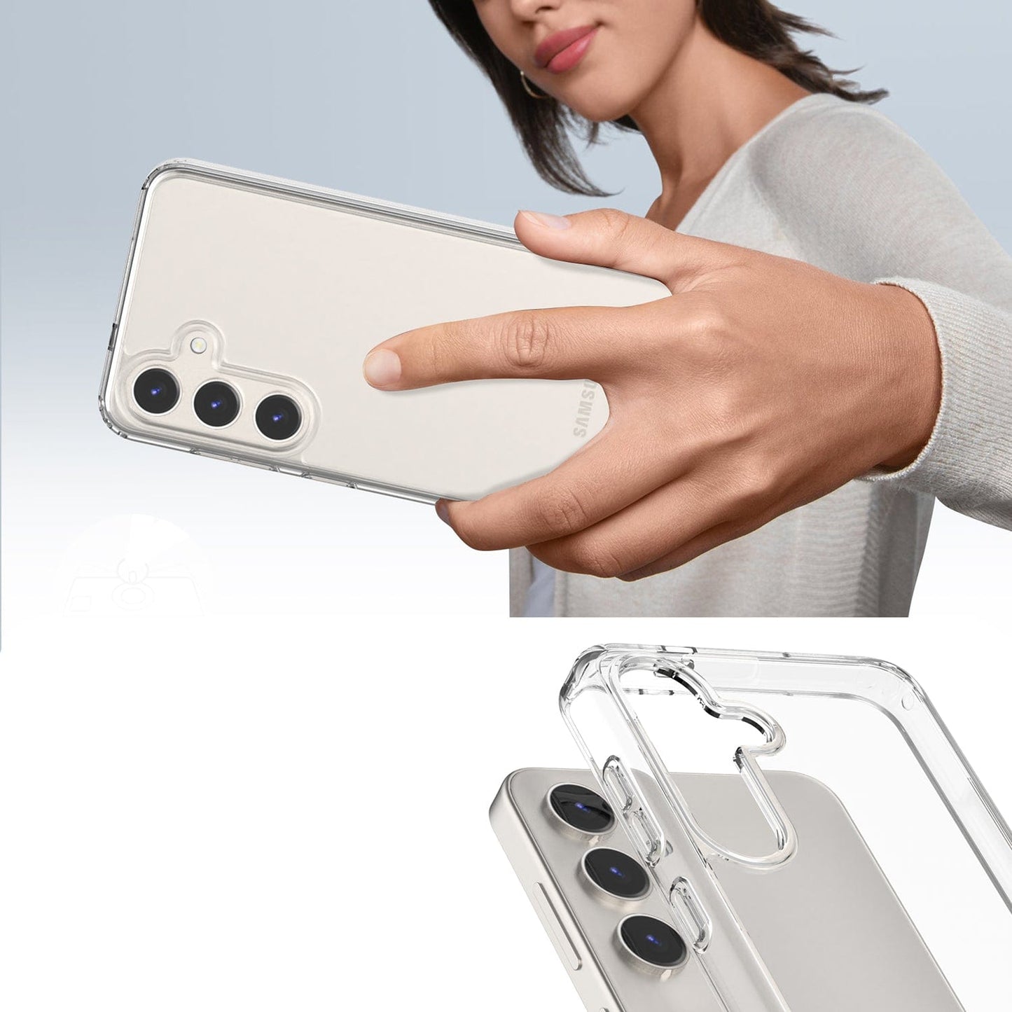 Venture Series Hard Shell Clear Case - Samsung Galaxy S24