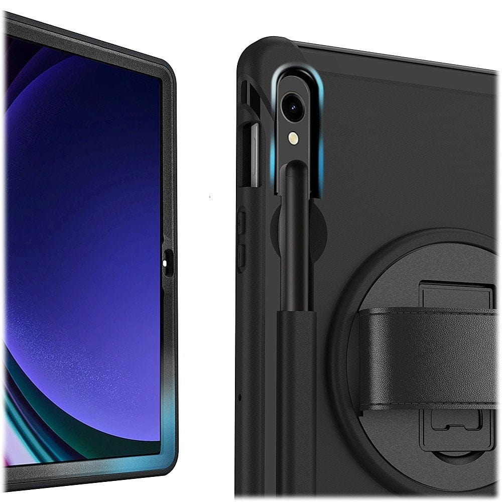 Raider Series Heavy-Duty Hand Strap Case - Samsung Galaxy Tab S10+, Tab S9+, Tab S9 FE+, and Tab S8+