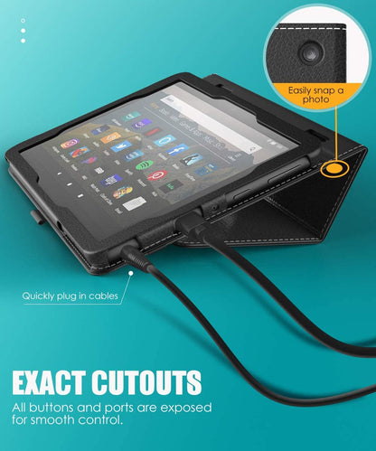 Indy Series Bi-Fold Folio Case - Amazon Fire HD 8 and Fire HD 8 Plus (2020-2024 release)