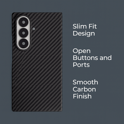 Samsung Galaxy Z Fold7 Case – Slim Carbon Aramid Fiber | Venture Series