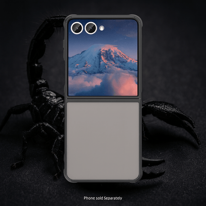 Samsung Galaxy Z Flip7 Semi Transparent Case - Anti-Slip Grip, Slim Design | Venture Series