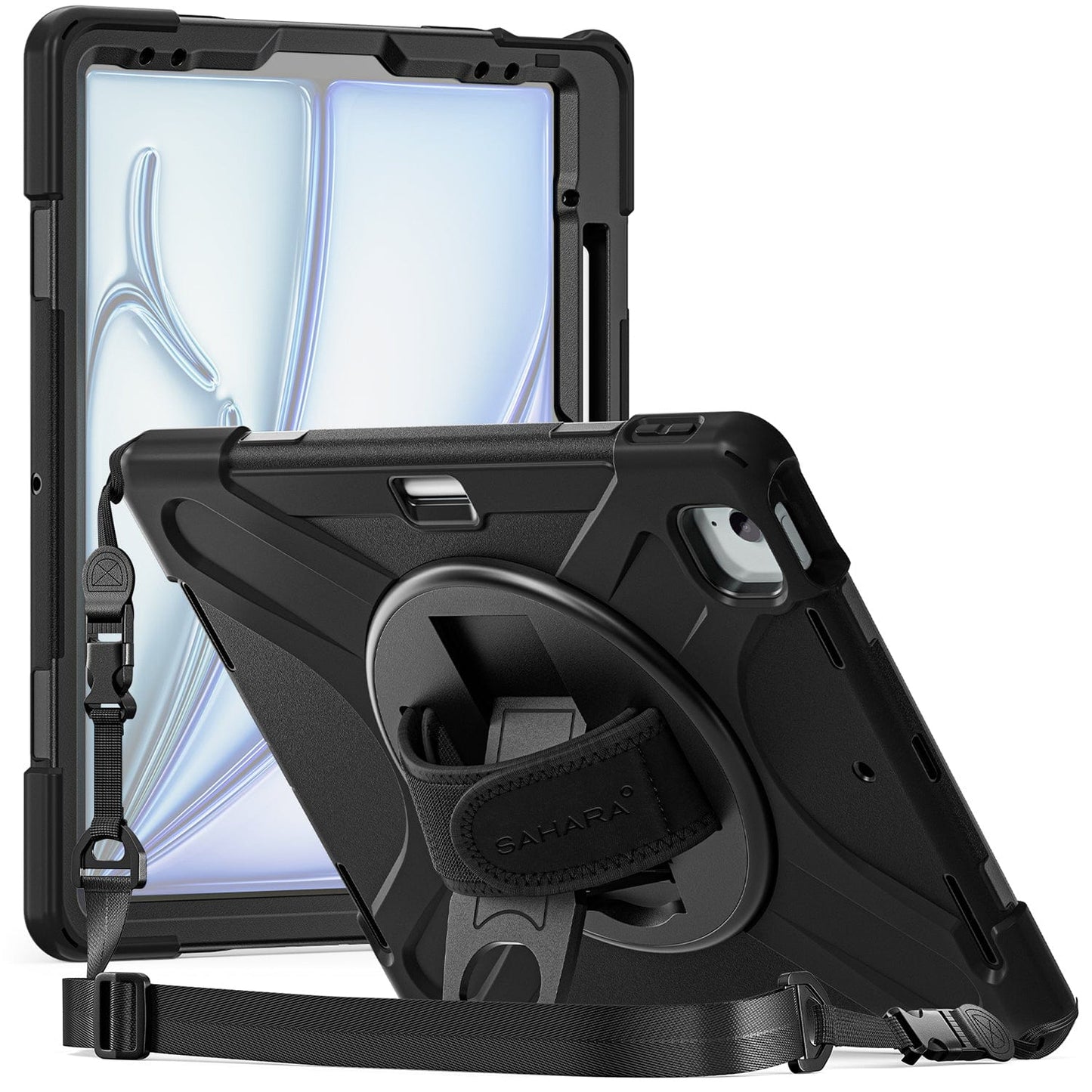 Raider X Series Heavy Duty Hand Strap Case - iPad Air 13" (M2 2024/M3 2025)