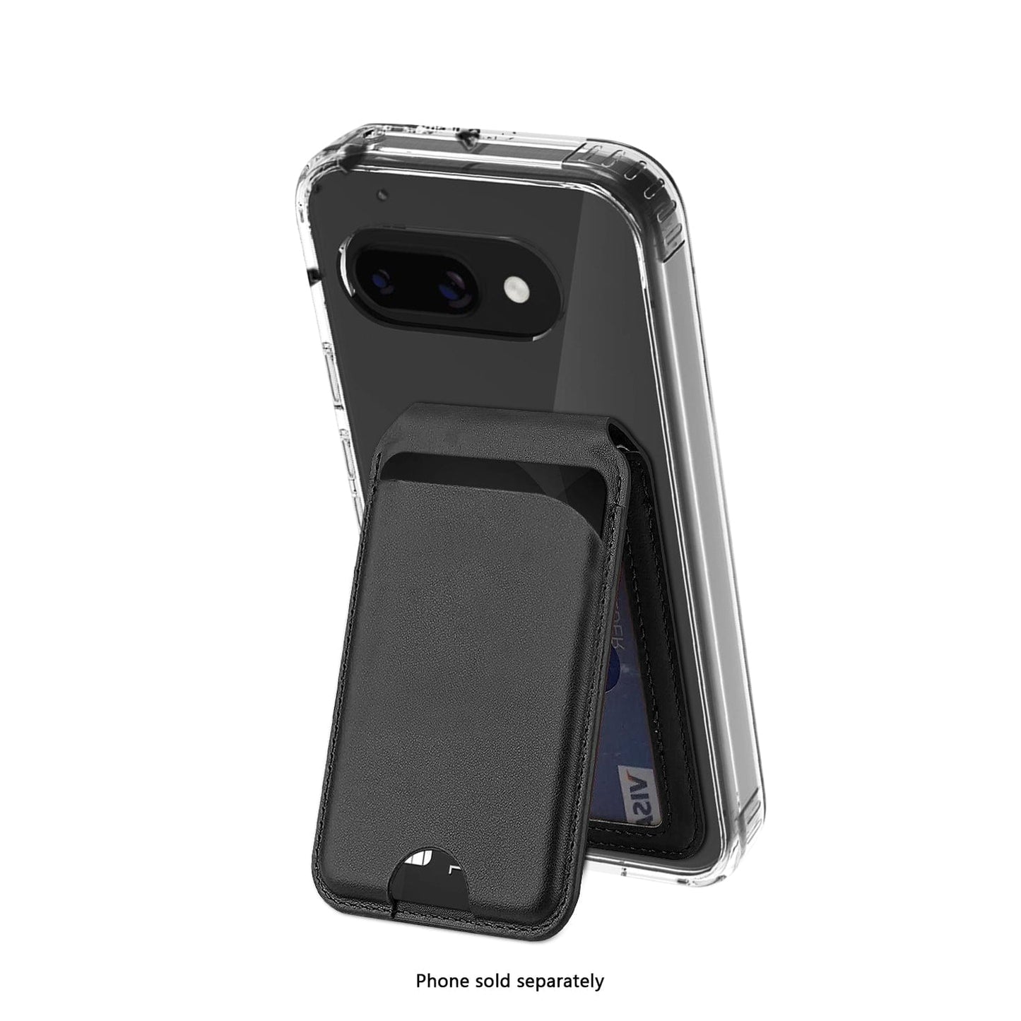 Venture Series Wallet Case for Google Pixel 9a - Clear/Scorpion Black